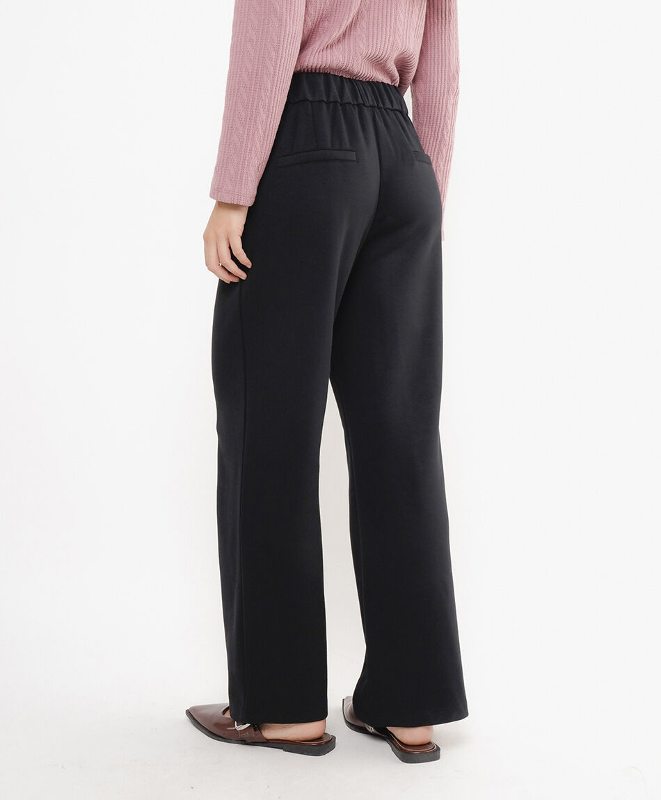 Pantal&oacute;n mujer wide leg black