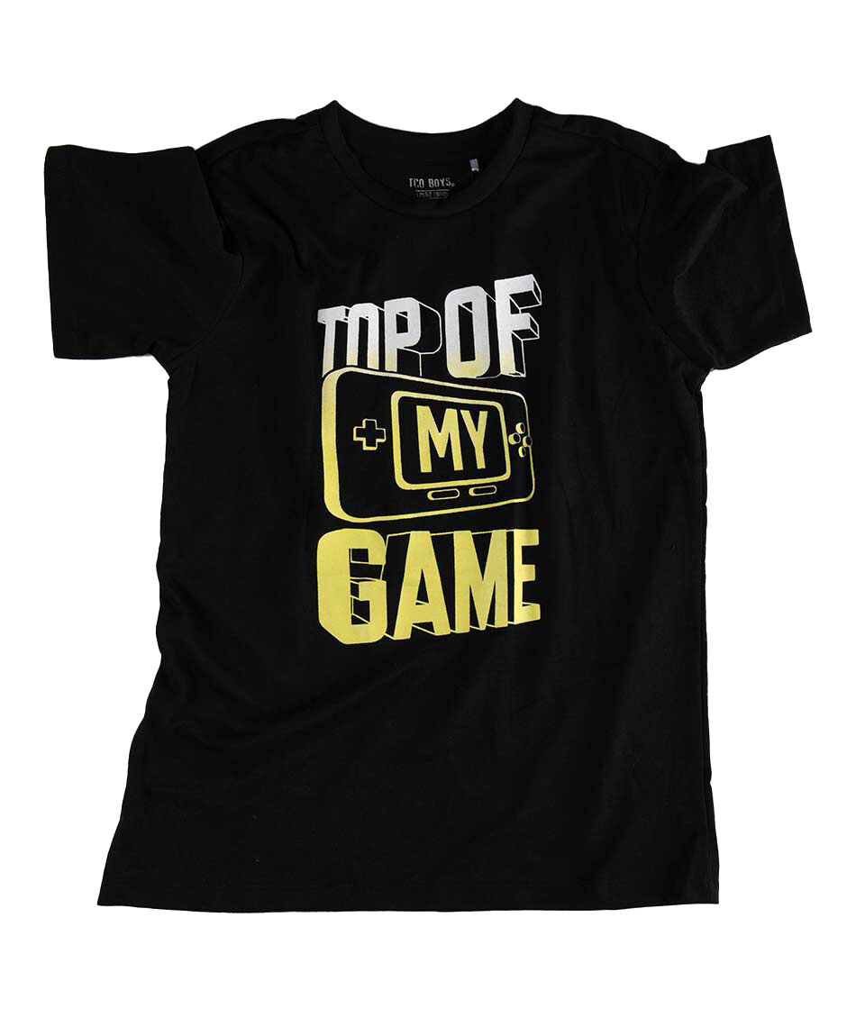 Polera manga corta cuello redondo