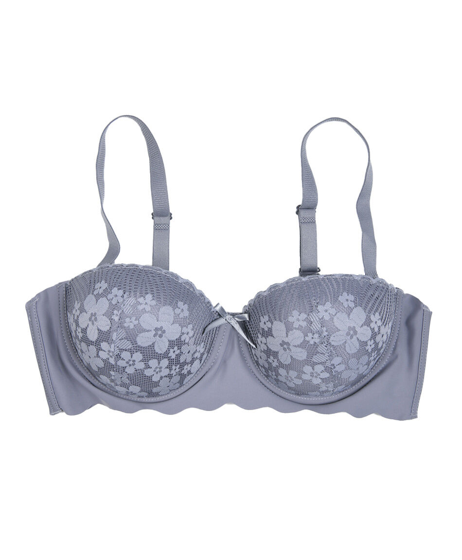 Sost&eacute;n mujer encajes floreados seamless