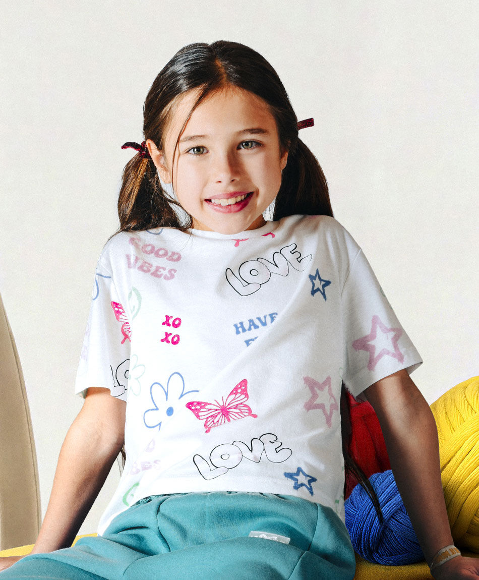 Polera ni&ntilde;a dibujos