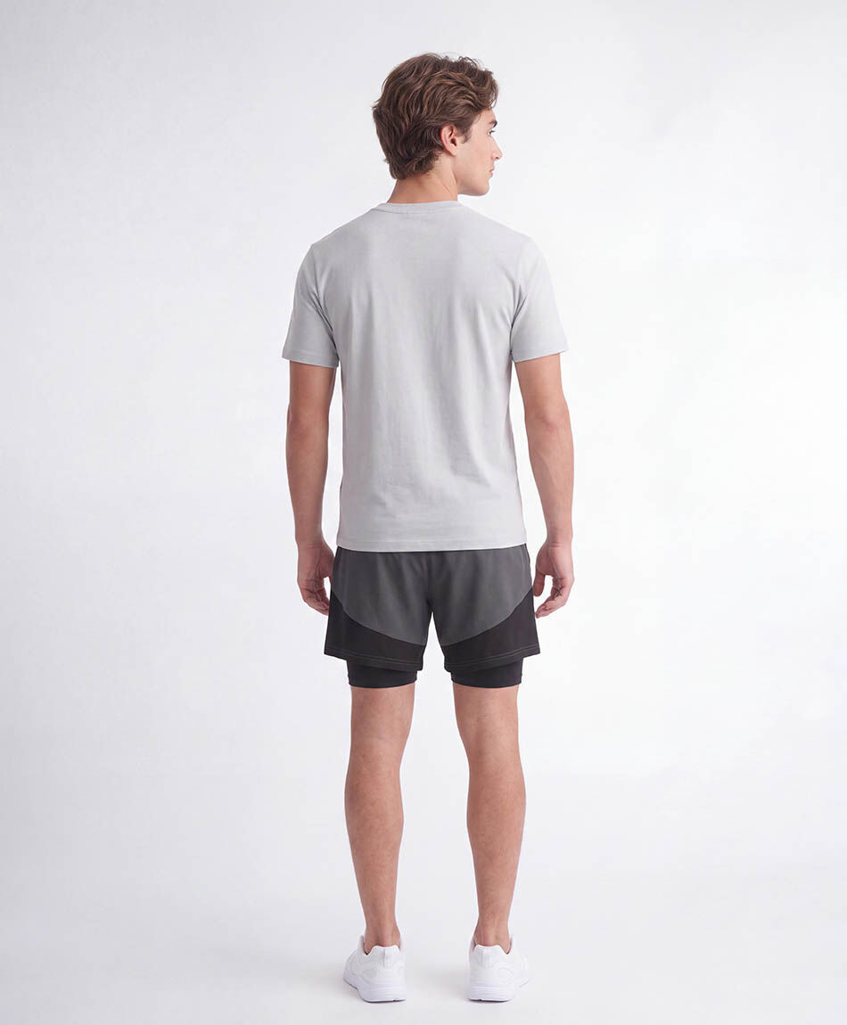 Short deportivo hombre calza mix