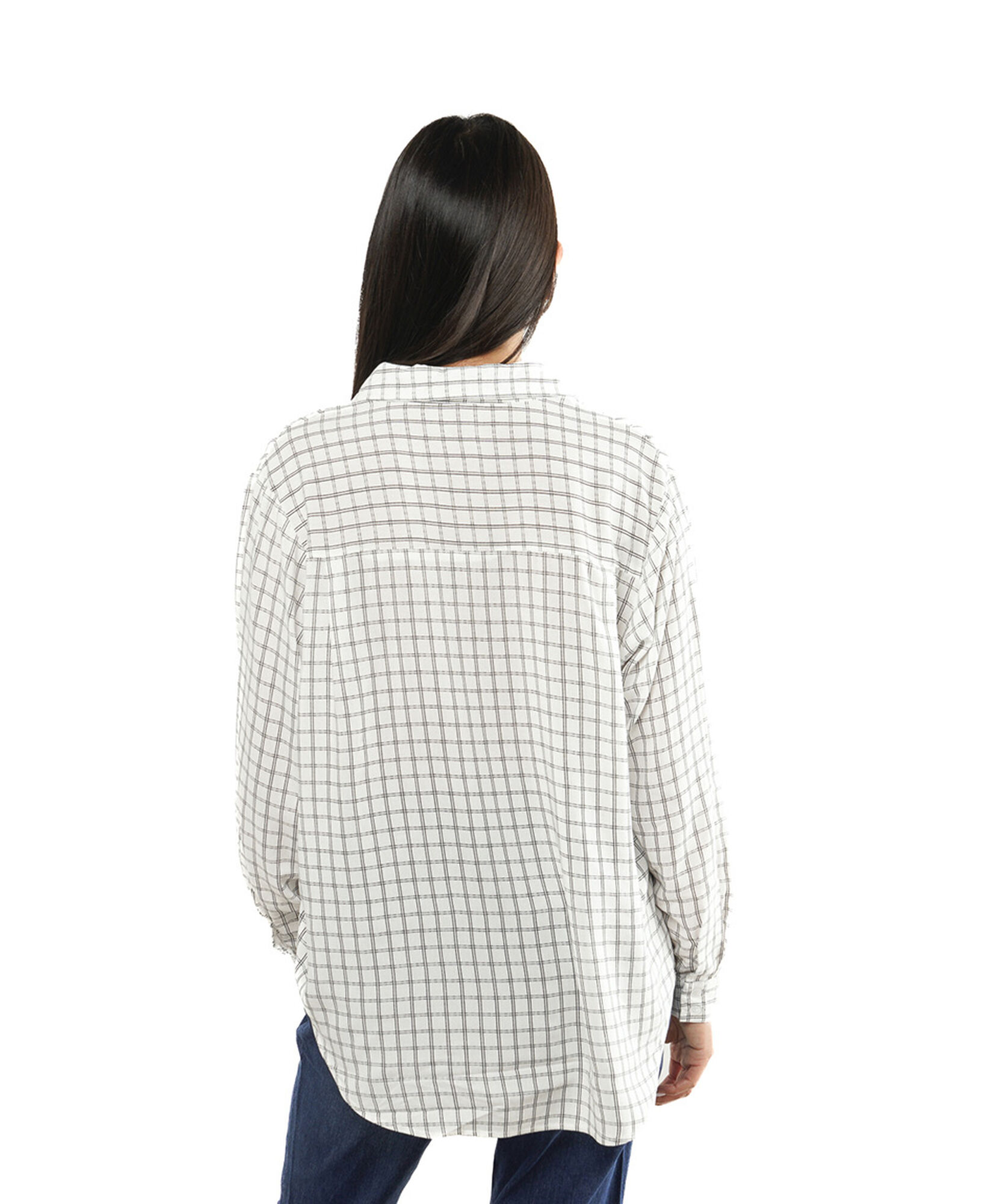 Blusa mujer cuadritos bolsillo Blusa mujer cuadritos bolsillo