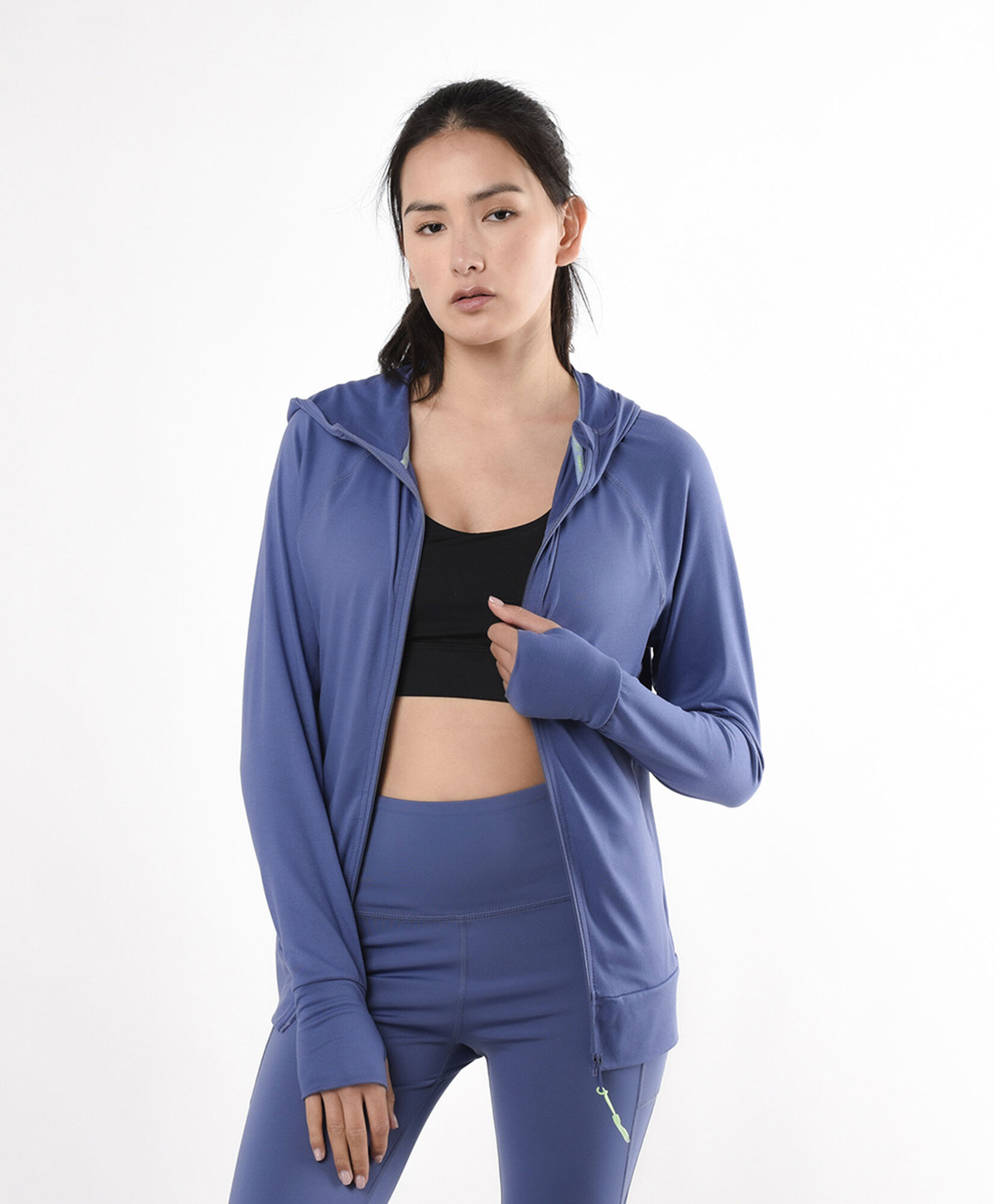 Polerón deportivo mujer azul Polerón deportivo mujer azul