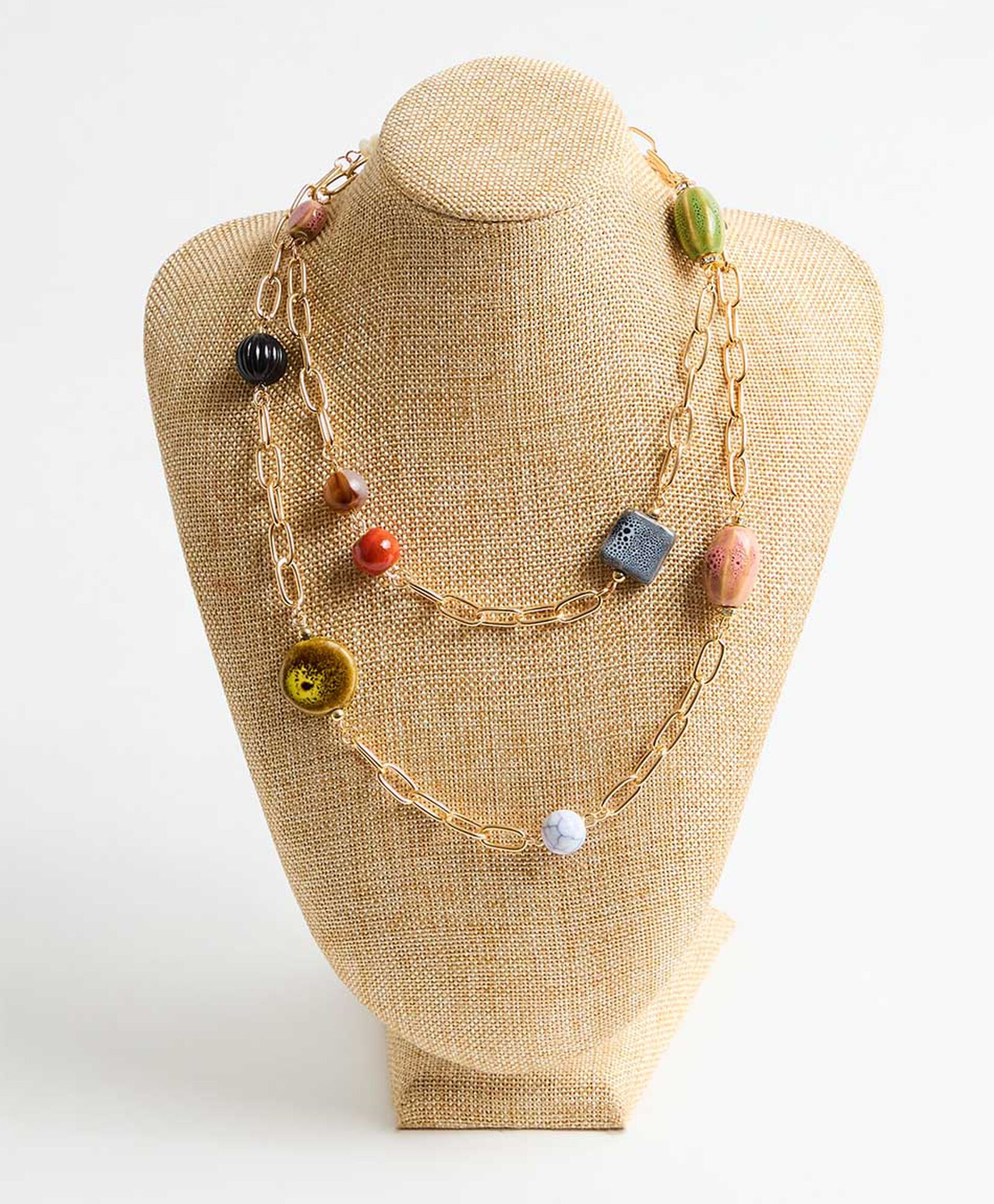 Collar mujer piedras cadena Collar mujer piedras cadena