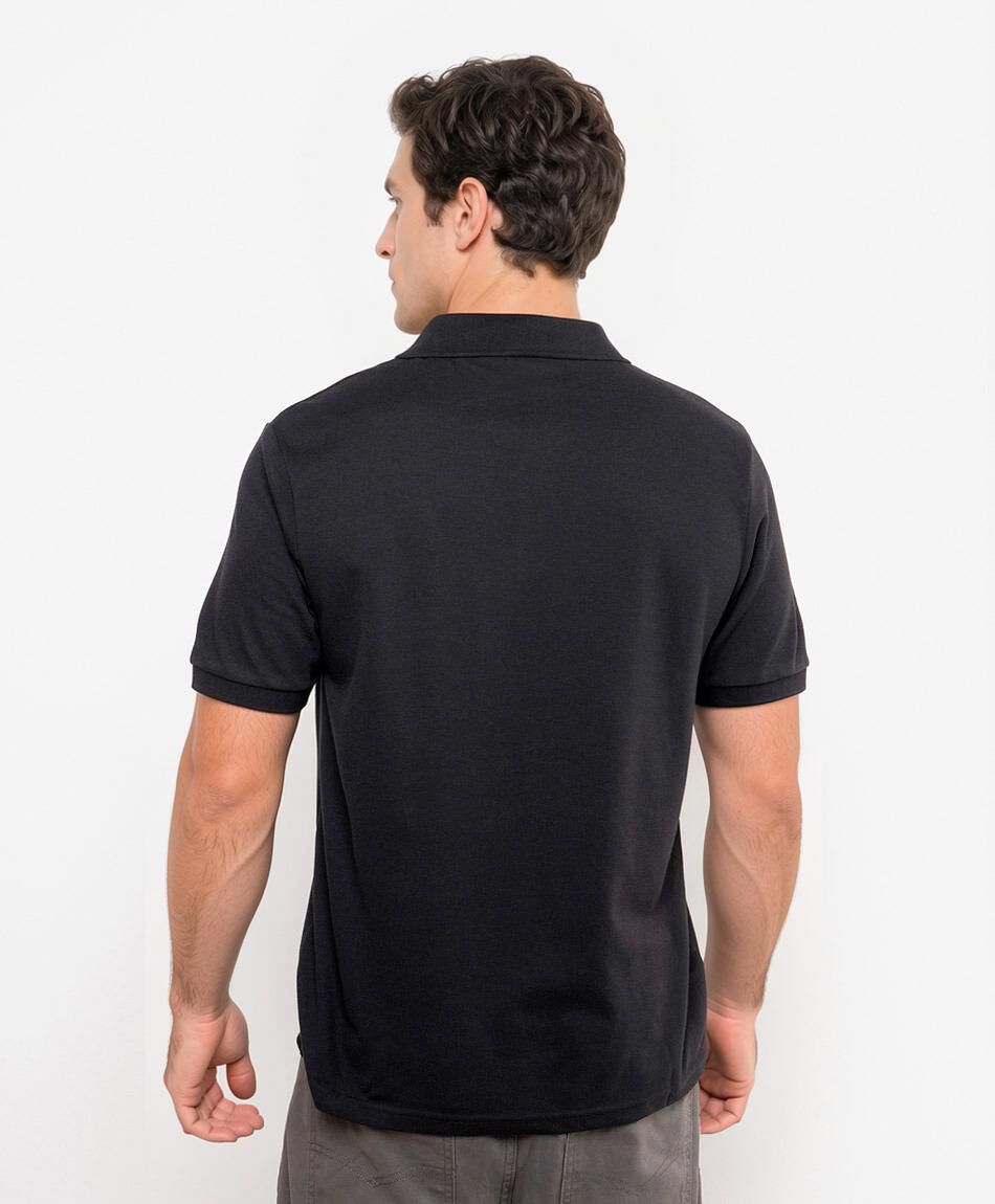 Polera hombre lisa cuello piqu&eacute;