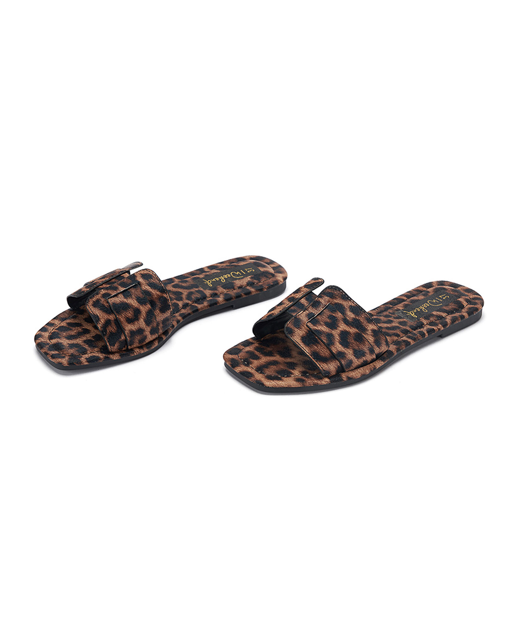 Sandalia mujer plana animal print Sandalia mujer plana animal print