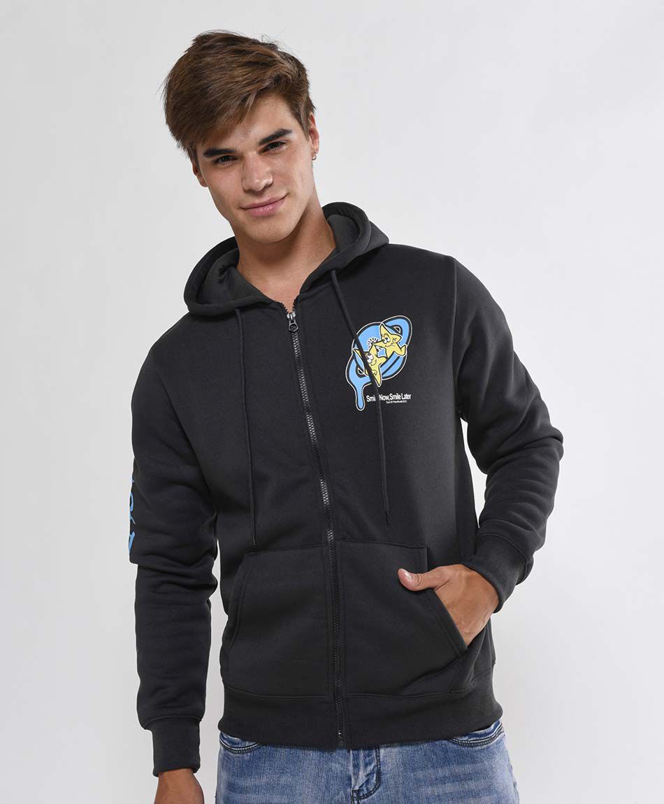Poler&oacute;n hombre doble estampado