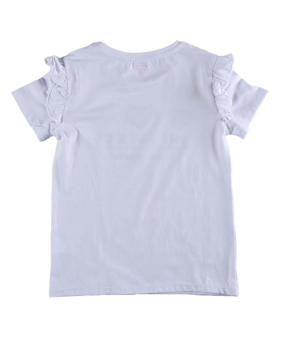 Polera manga corta cuello redondo