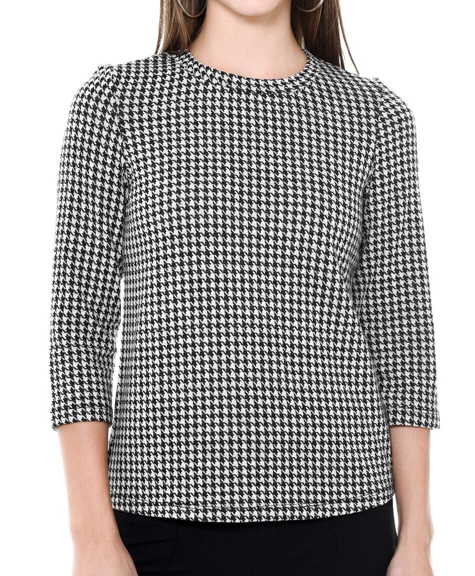 Polera pied de poule