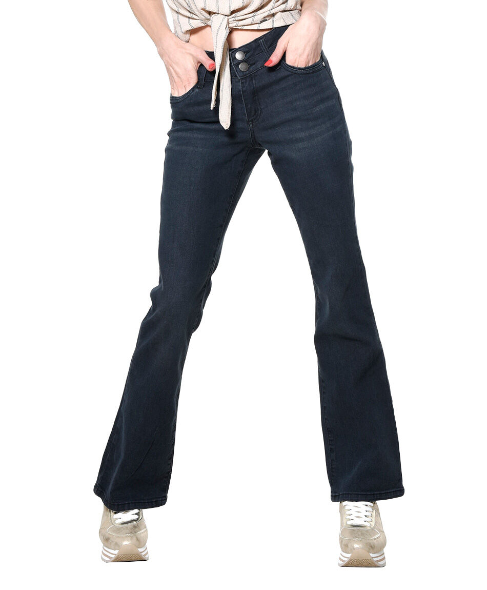 Jeans push up pretina alta