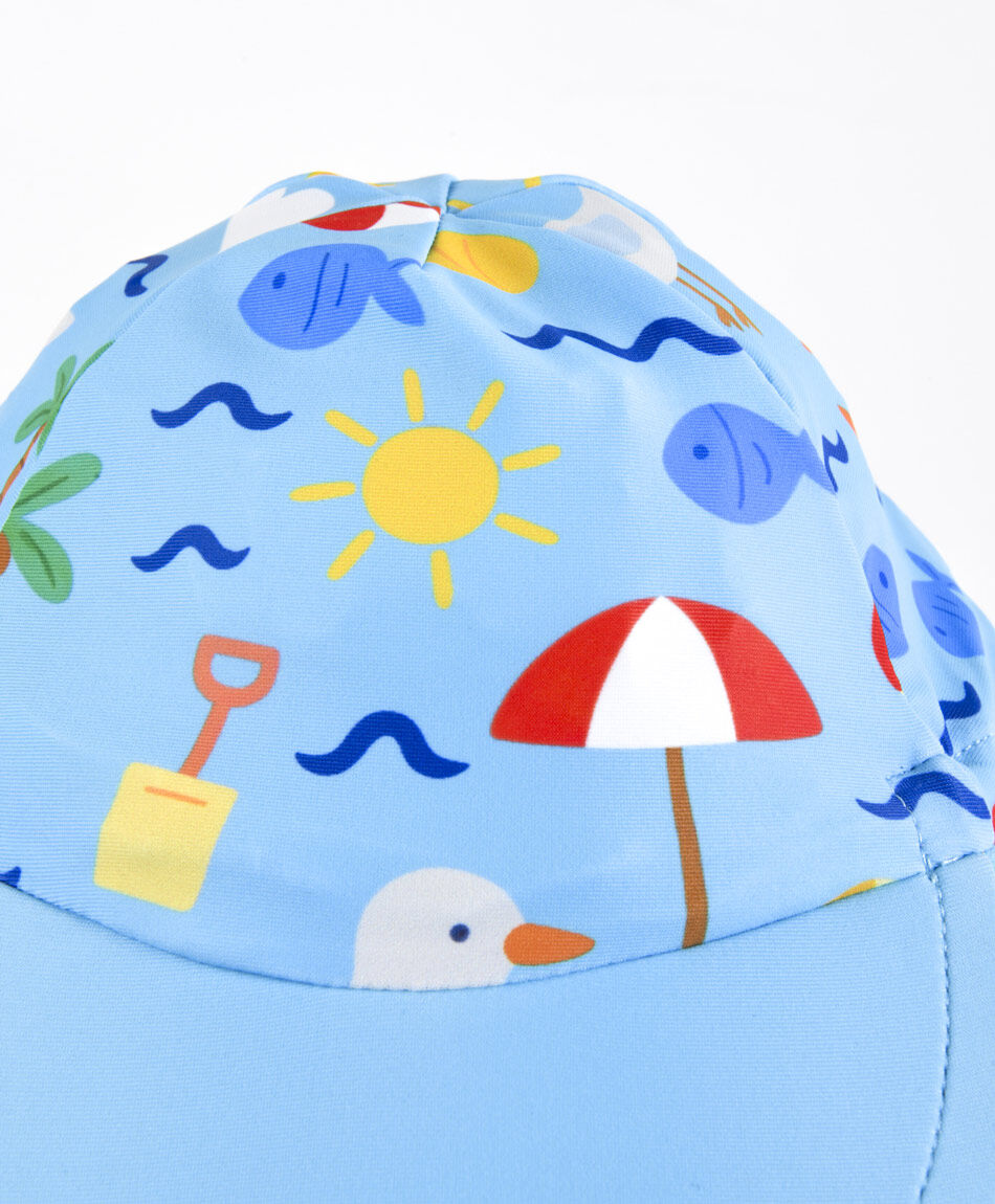 Gorro beb&eacute; agua playa
