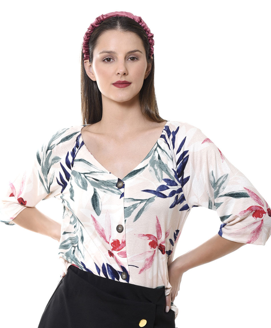 Polera flores
