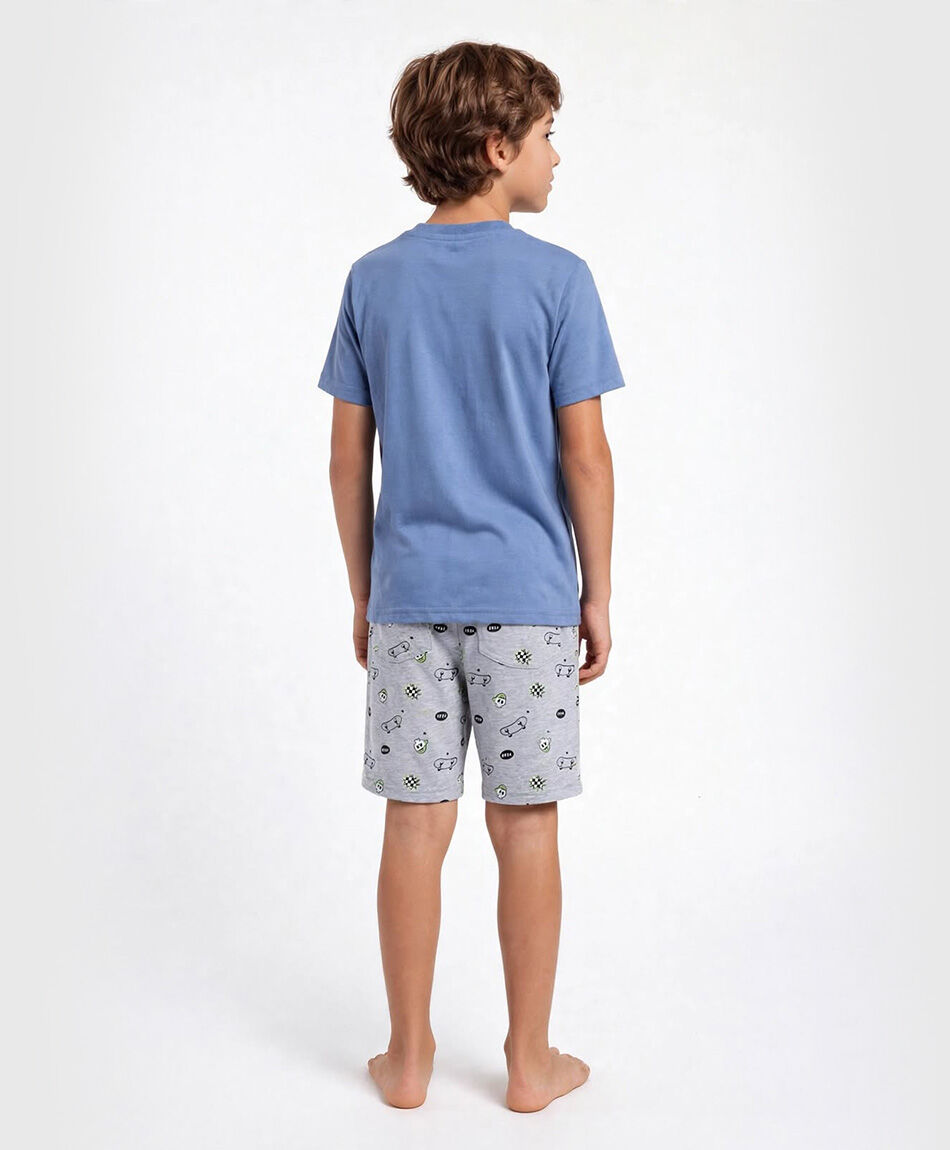 Pijama ni&ntilde;o skate short