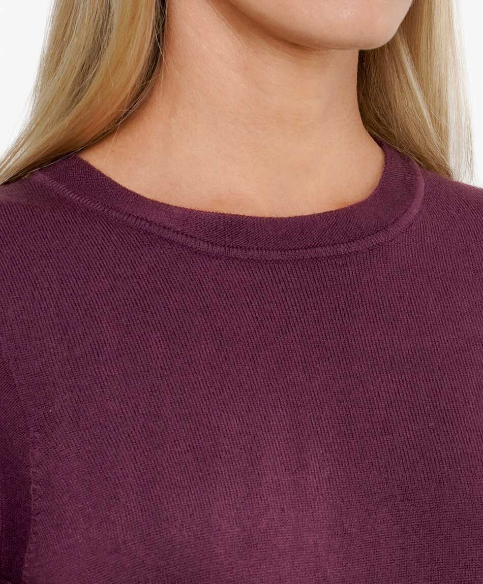 Sweater mujer liso b&aacute;sico