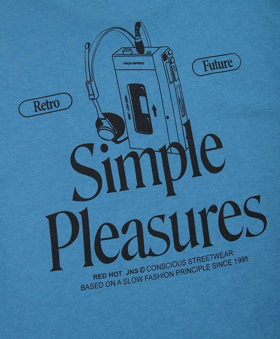 Polera hombre doble estampado simple pleasures