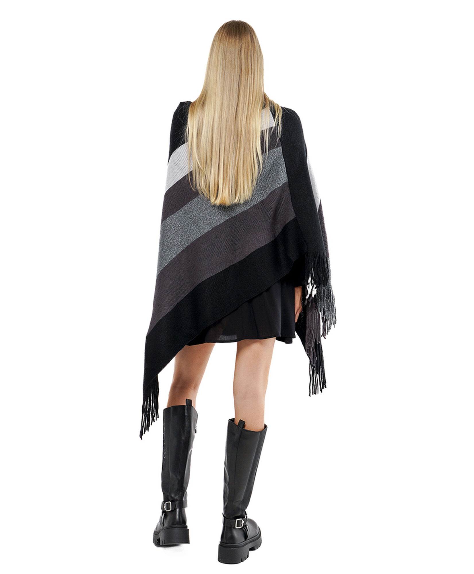 Poncho mujer líneas Poncho mujer líneas