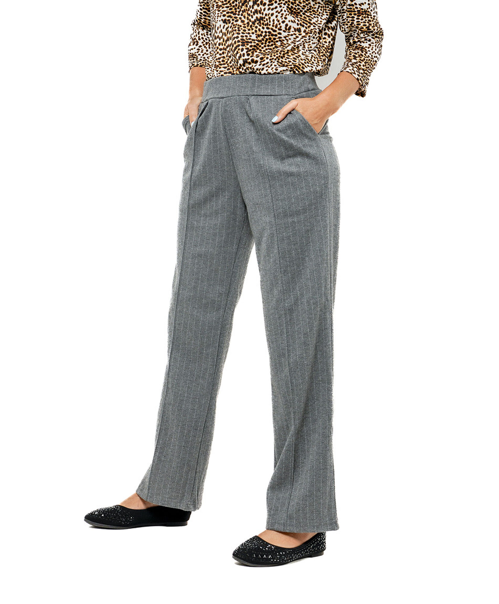Pantalón mujer pinzas líneas Pantalón mujer pinzas líneas