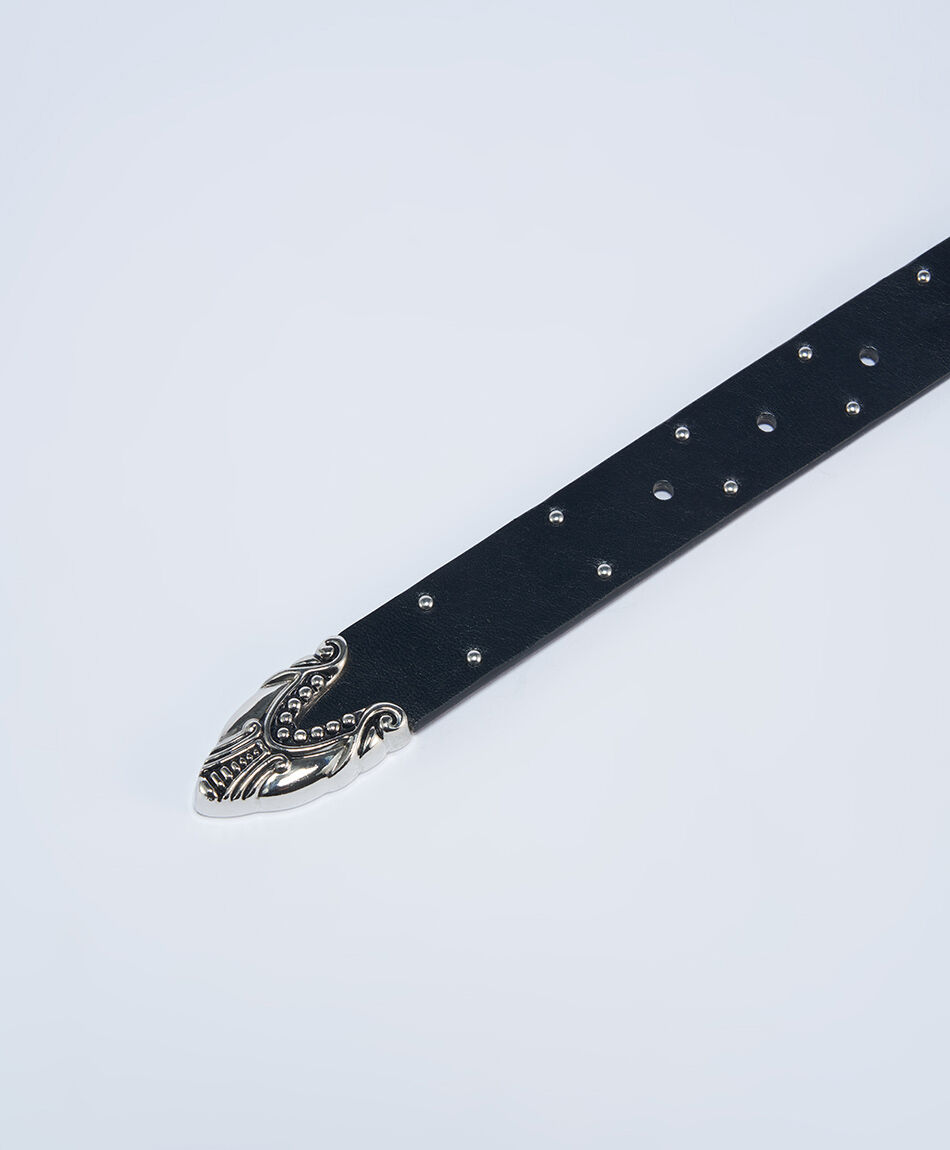 Cintur&oacute;n mujer tachas