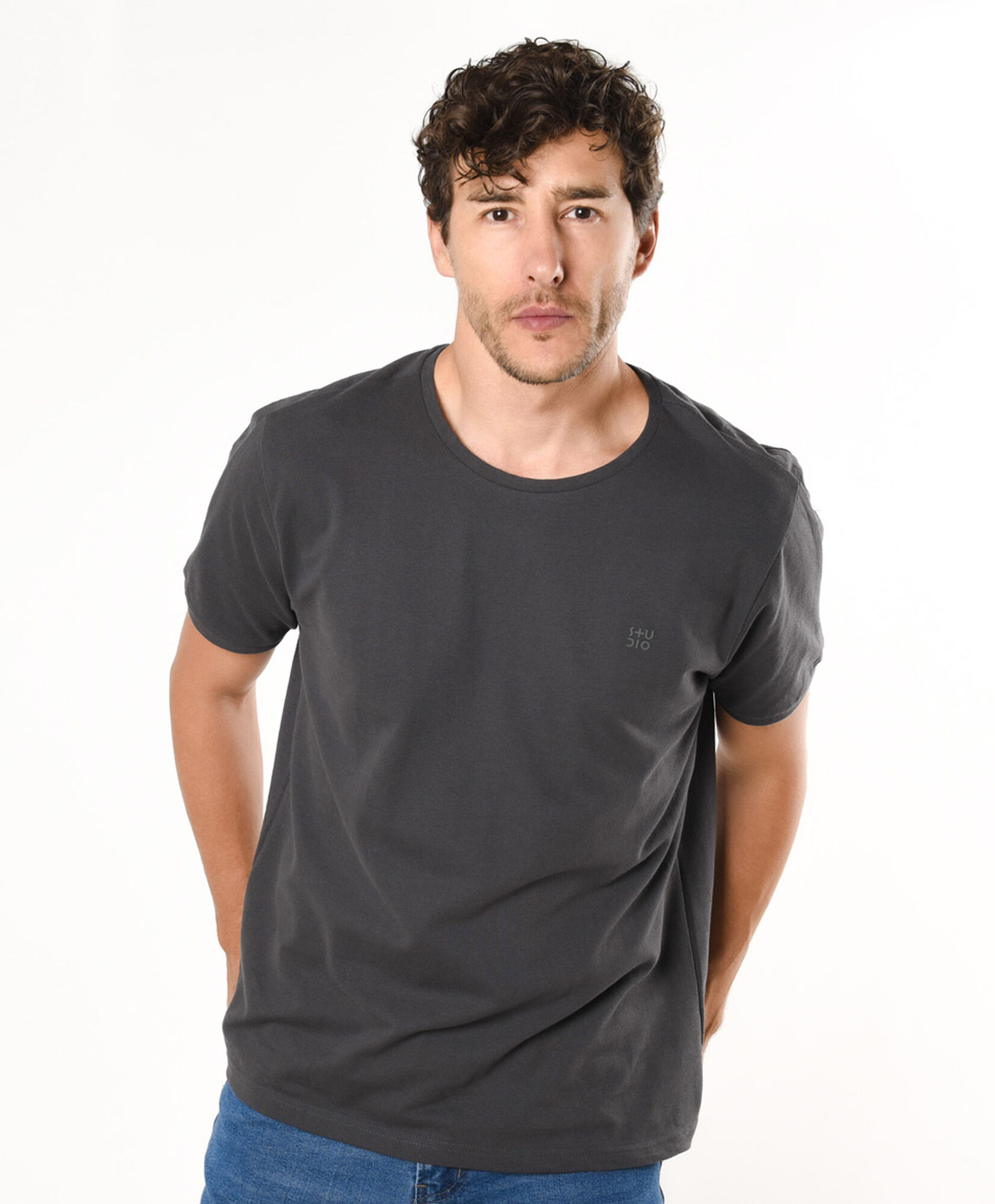 Polera hombre print manga Polera hombre print manga