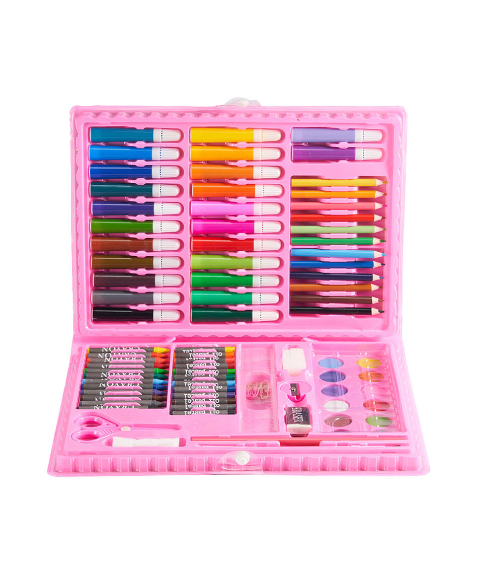 Maleta l&aacute;pices escolar unicornios