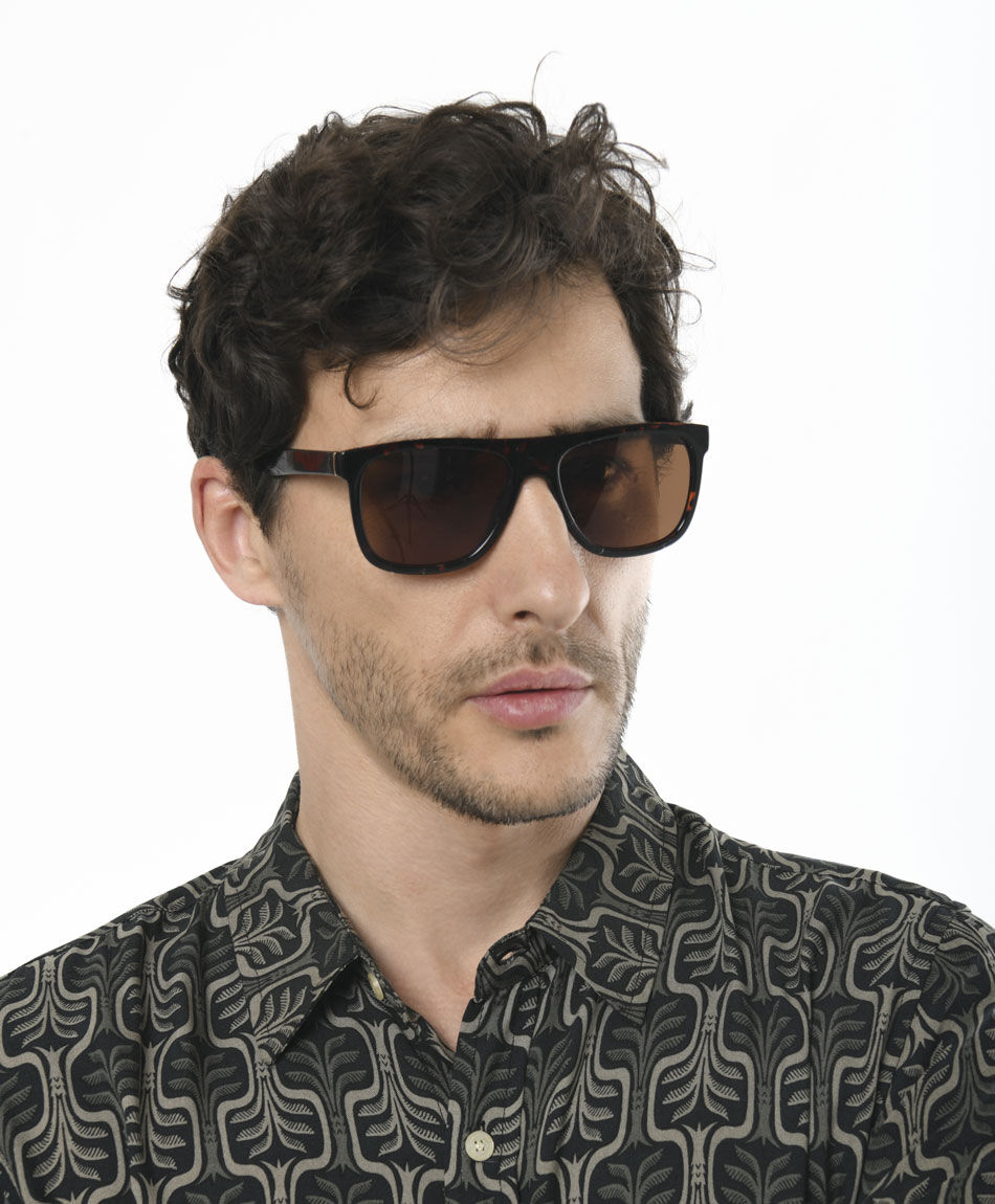 Lentes hombre animal print protecci&oacute;n uv