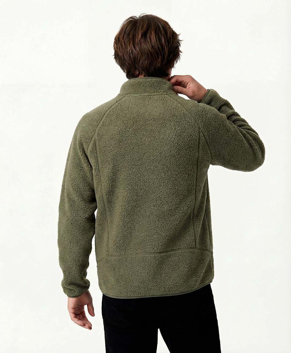 Chaqueta hombre chiporro cierre contraste