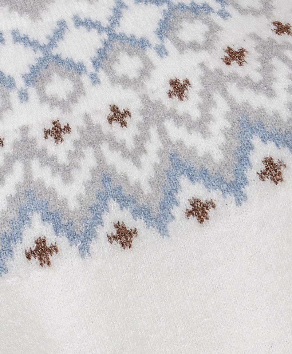 Sweater mujer n&oacute;rdico nieve