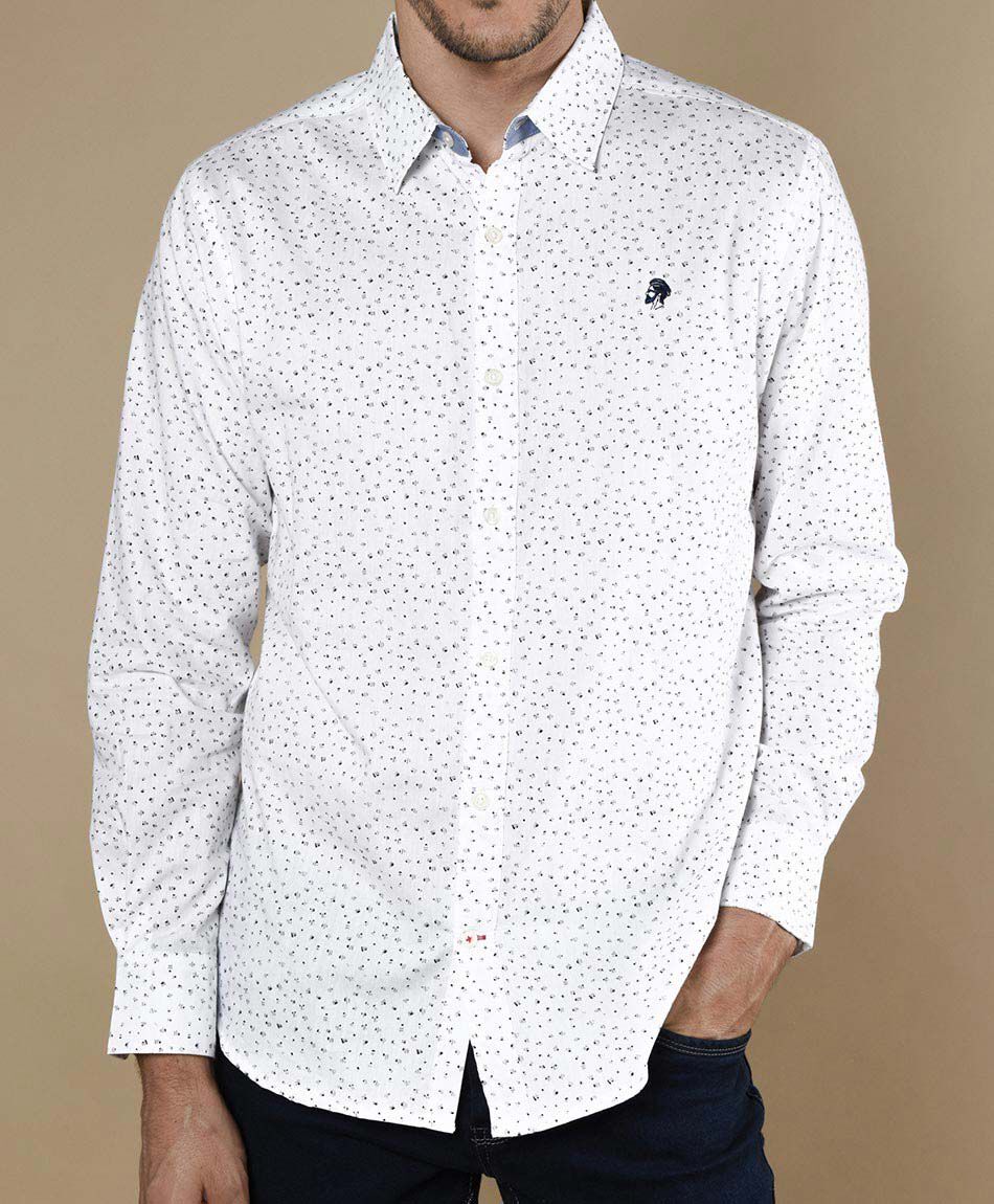 Camisa puntos manga larga