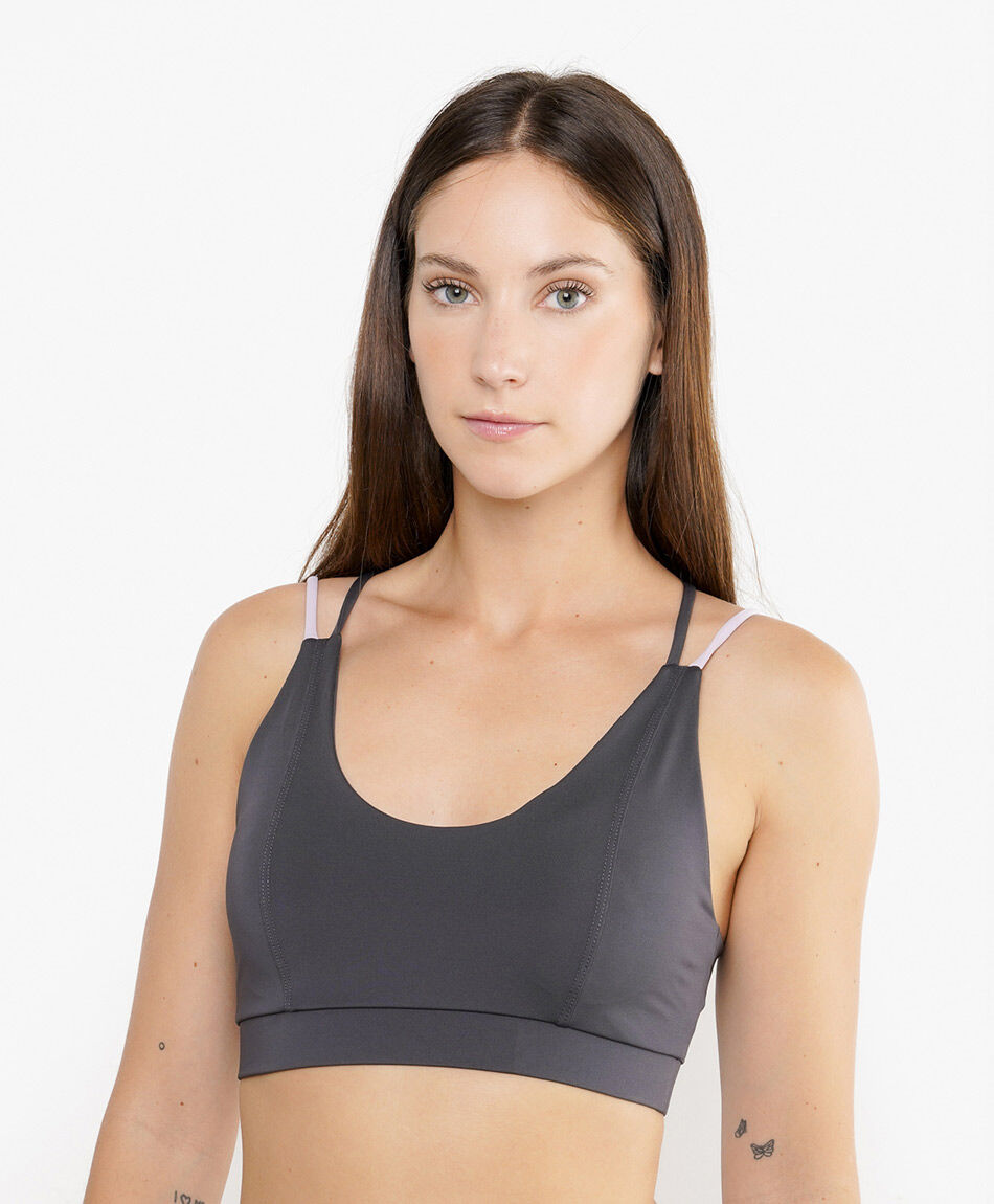 Peto deportivo mujer espalda cruzada