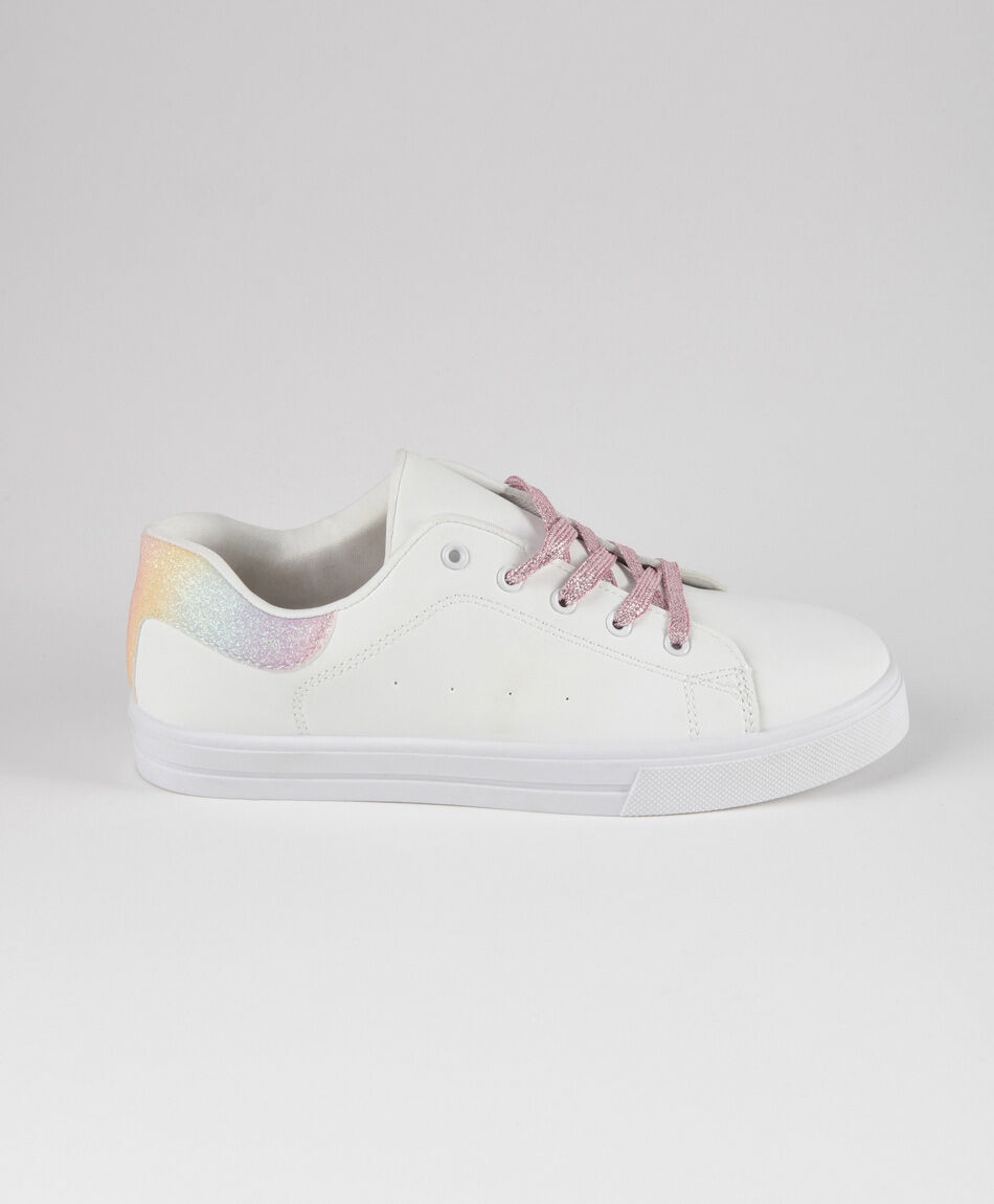 Zapatilla infantil brillos