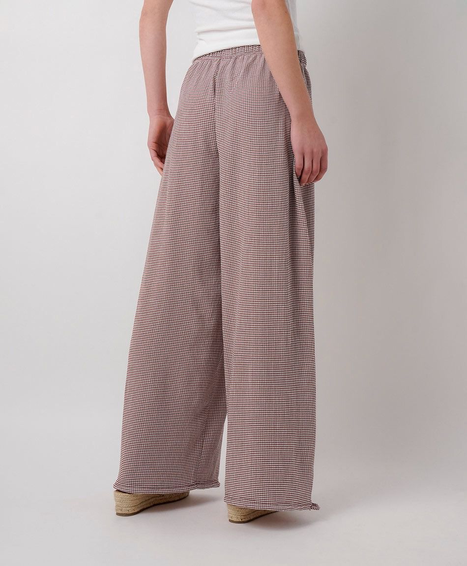Pantal&oacute;n mujer balloon check
