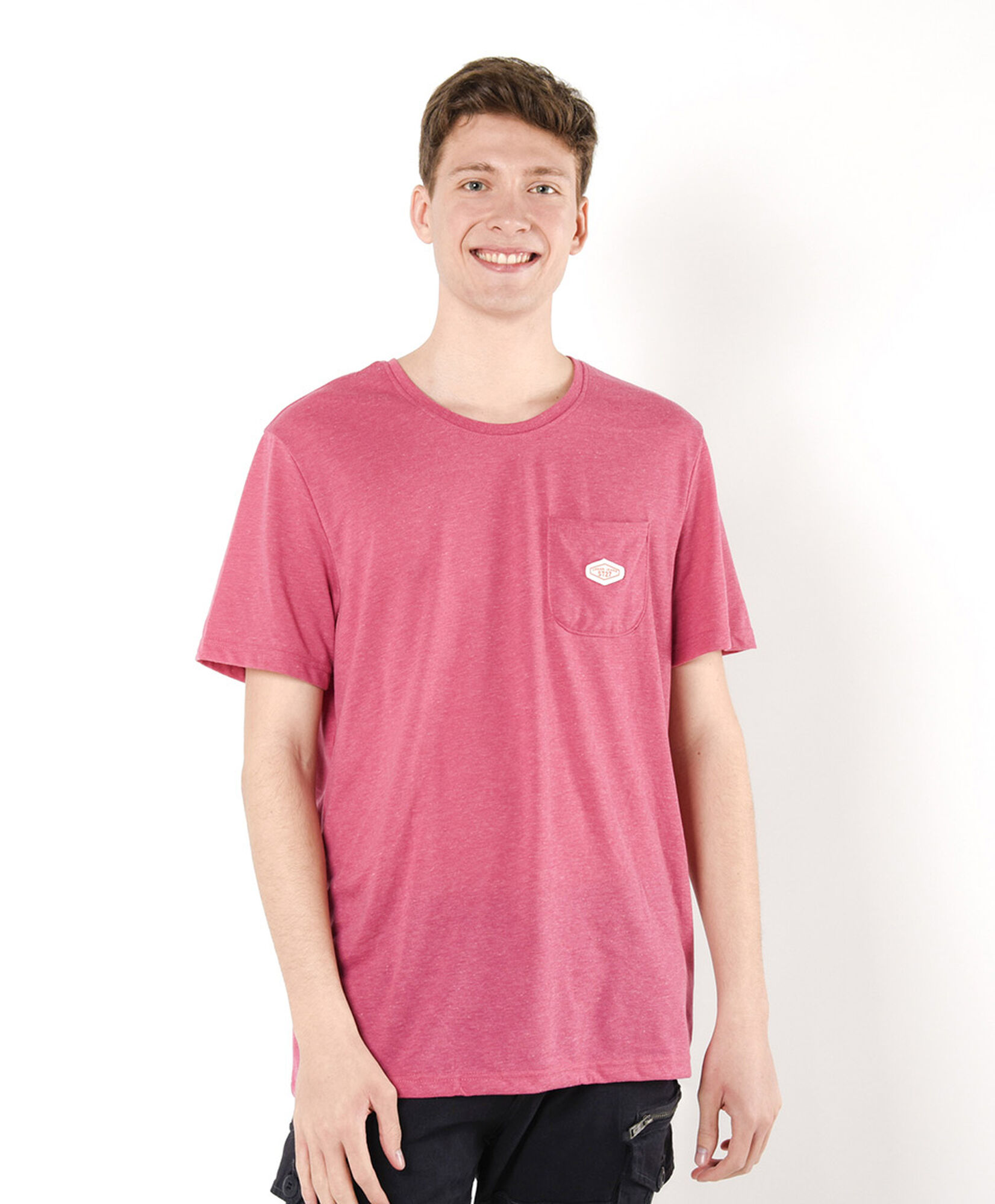 Polera hombre lisa bolsillo Polera hombre lisa bolsillo