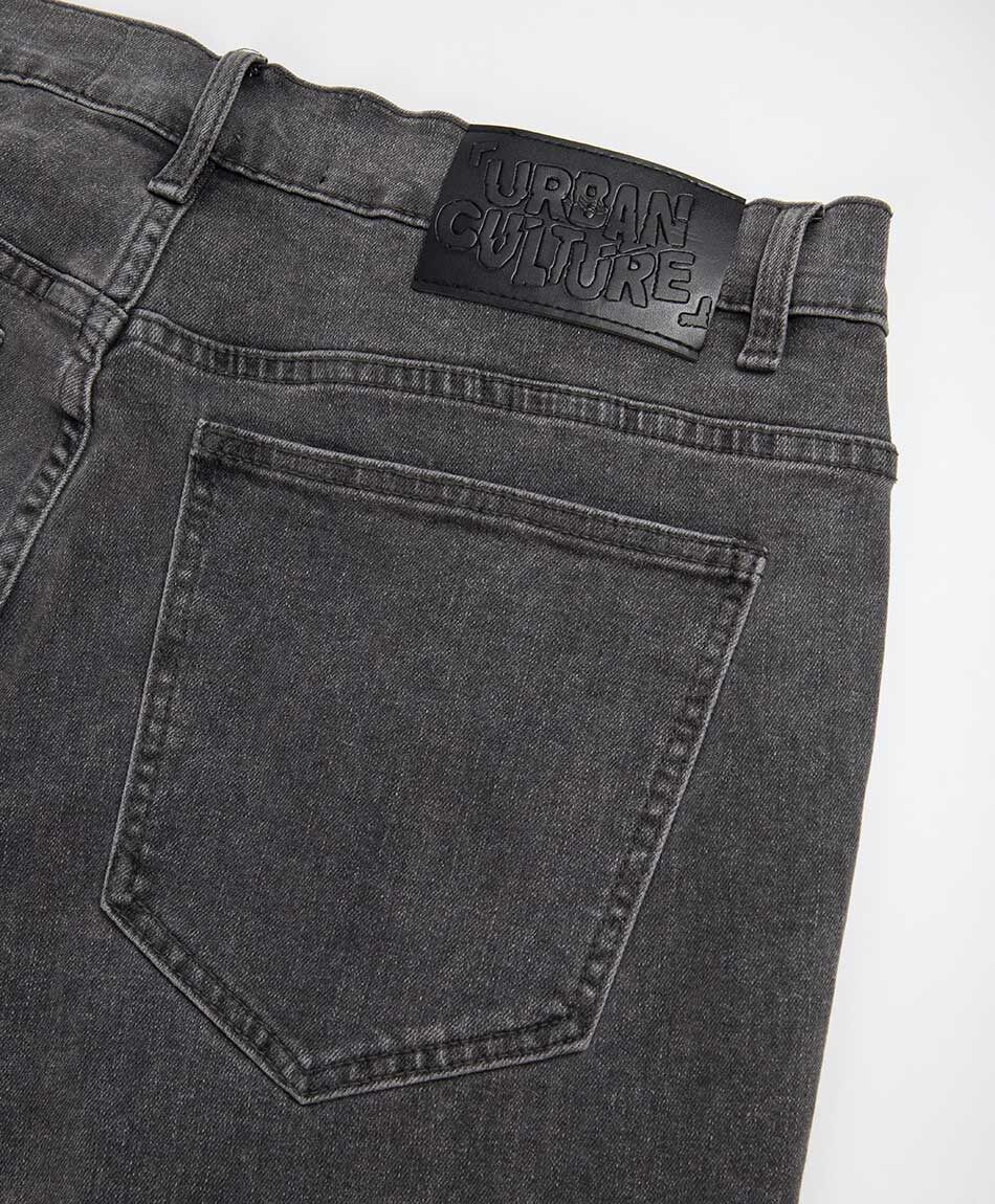 Jeans hombre slim gris oscuro