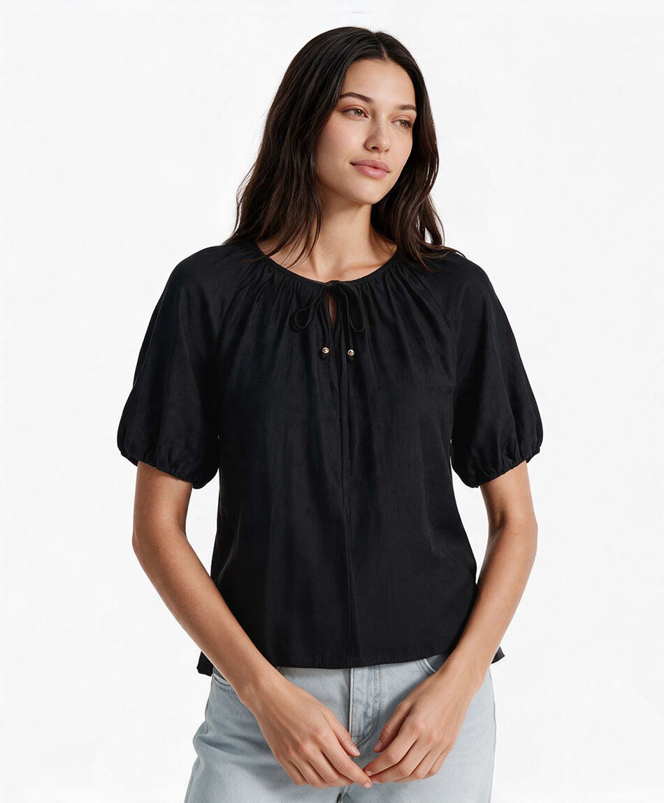 Blusa mujer manga englobada