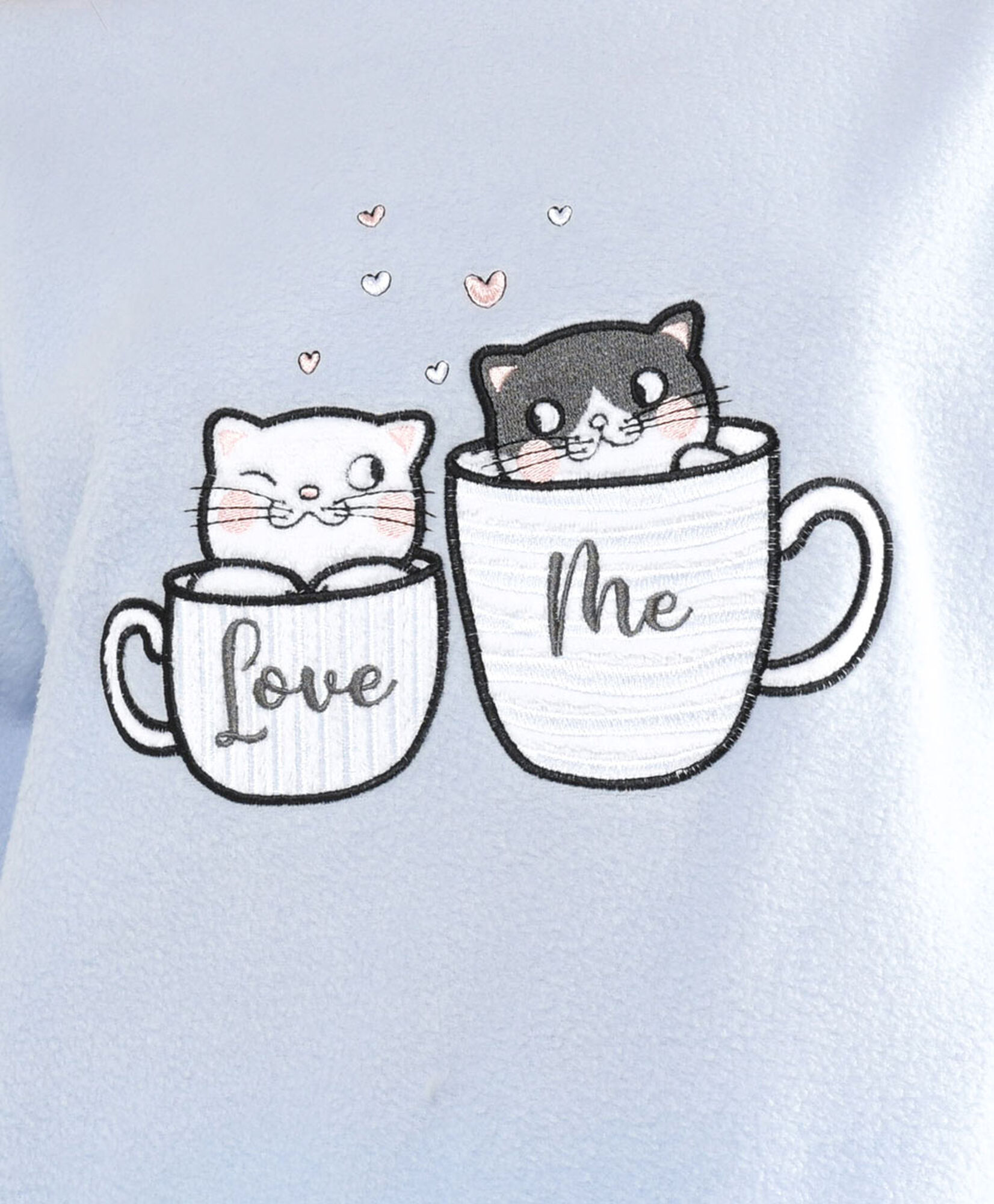 Pijama mujer gatos en tazas polar Pijama mujer gatos en tazas polar