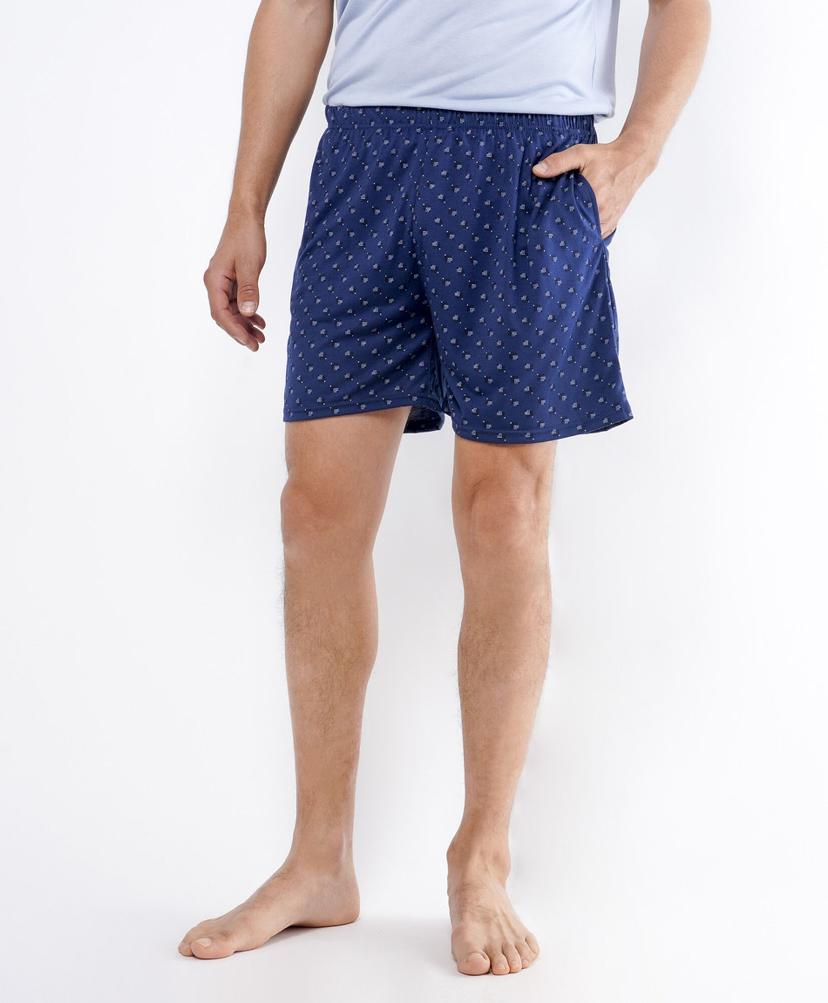 Pijama hombre bolsillo azul Pijama hombre bolsillo azul