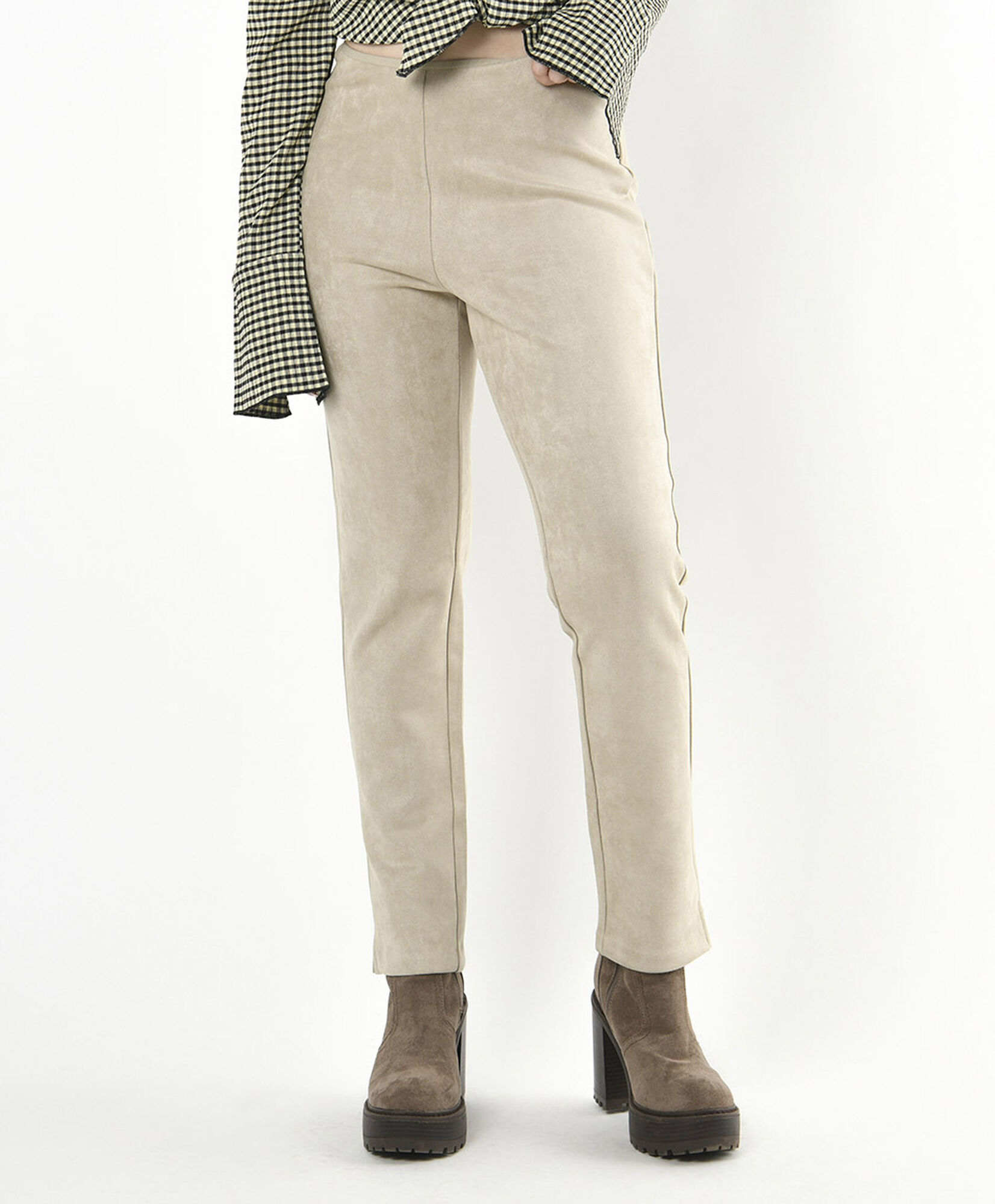 Leggins mujer suede beige Leggins mujer suede beige