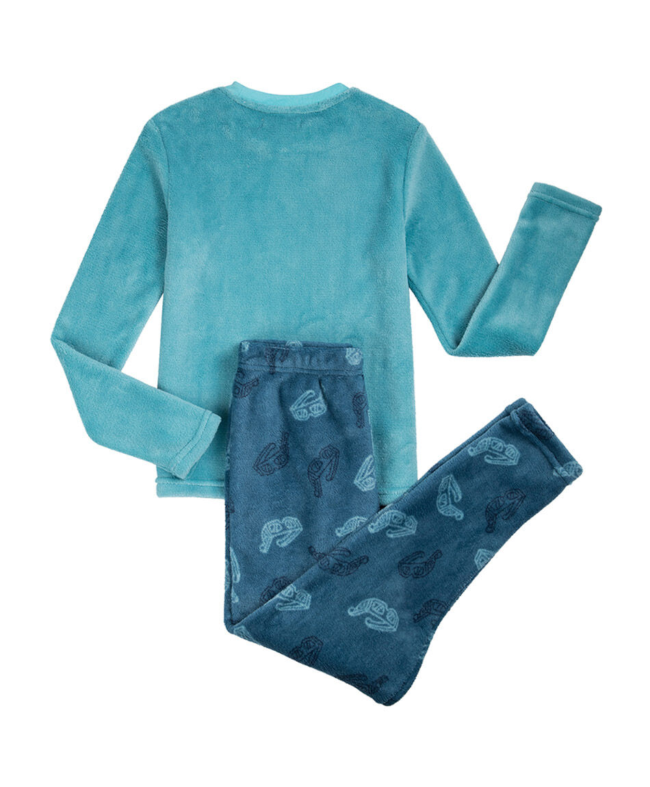 Pijama ni&ntilde;o estampado movie time