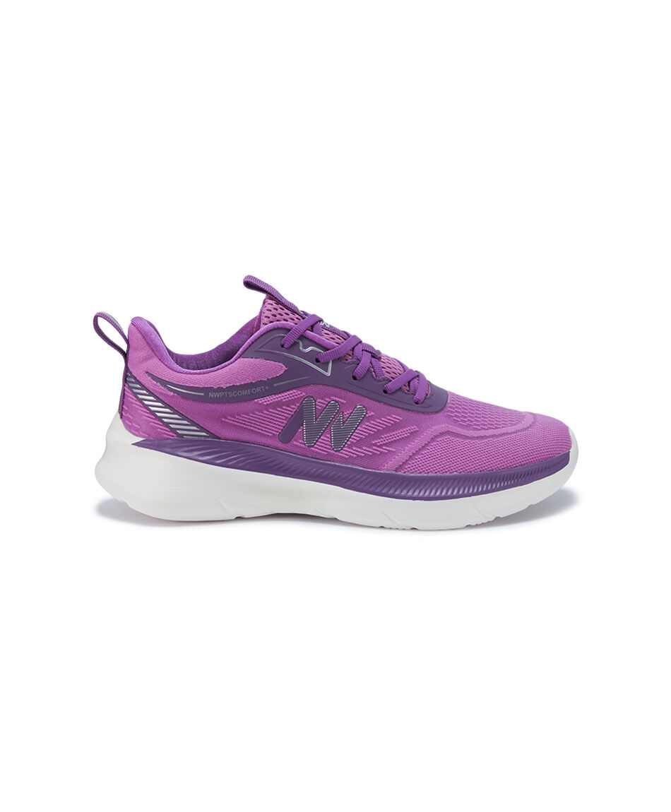 Zapatilla mujer deportiva purpura
