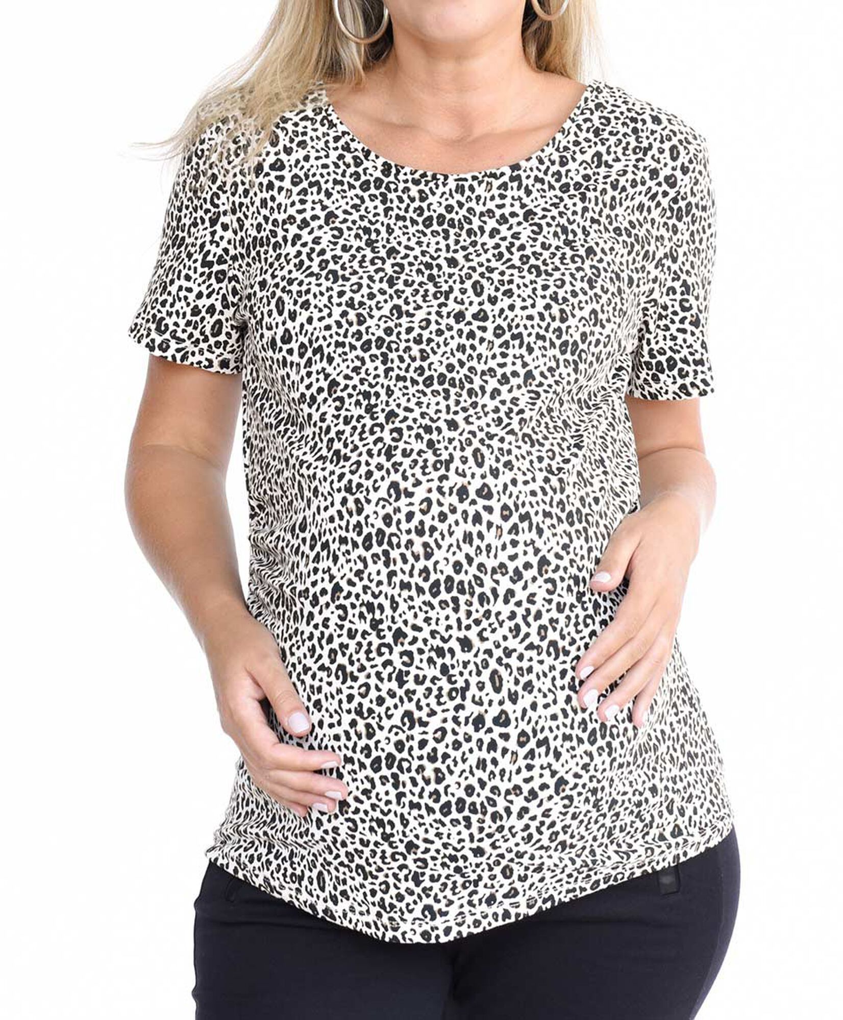 Polera maternal animal print Polera maternal animal print