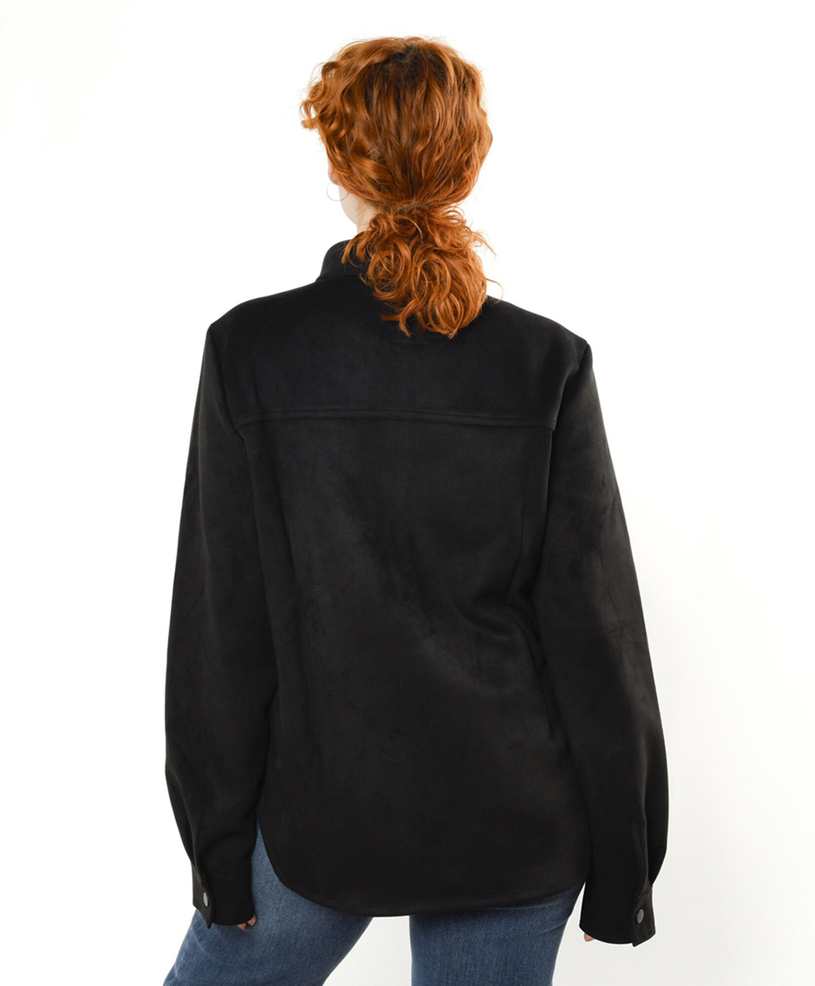 Chaqueta mujer suede negra Chaqueta mujer suede negra