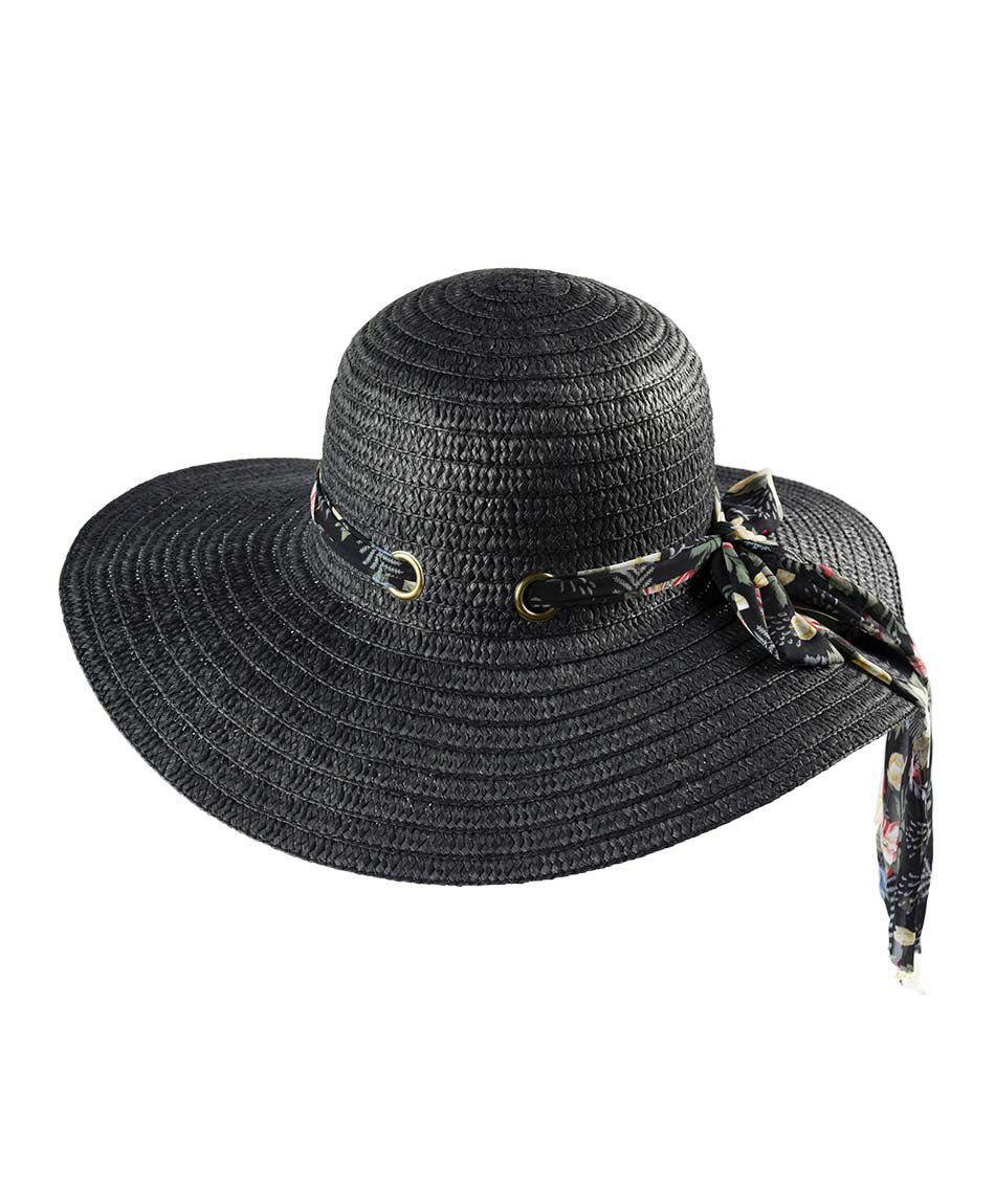 Sombrero flores copa redonda