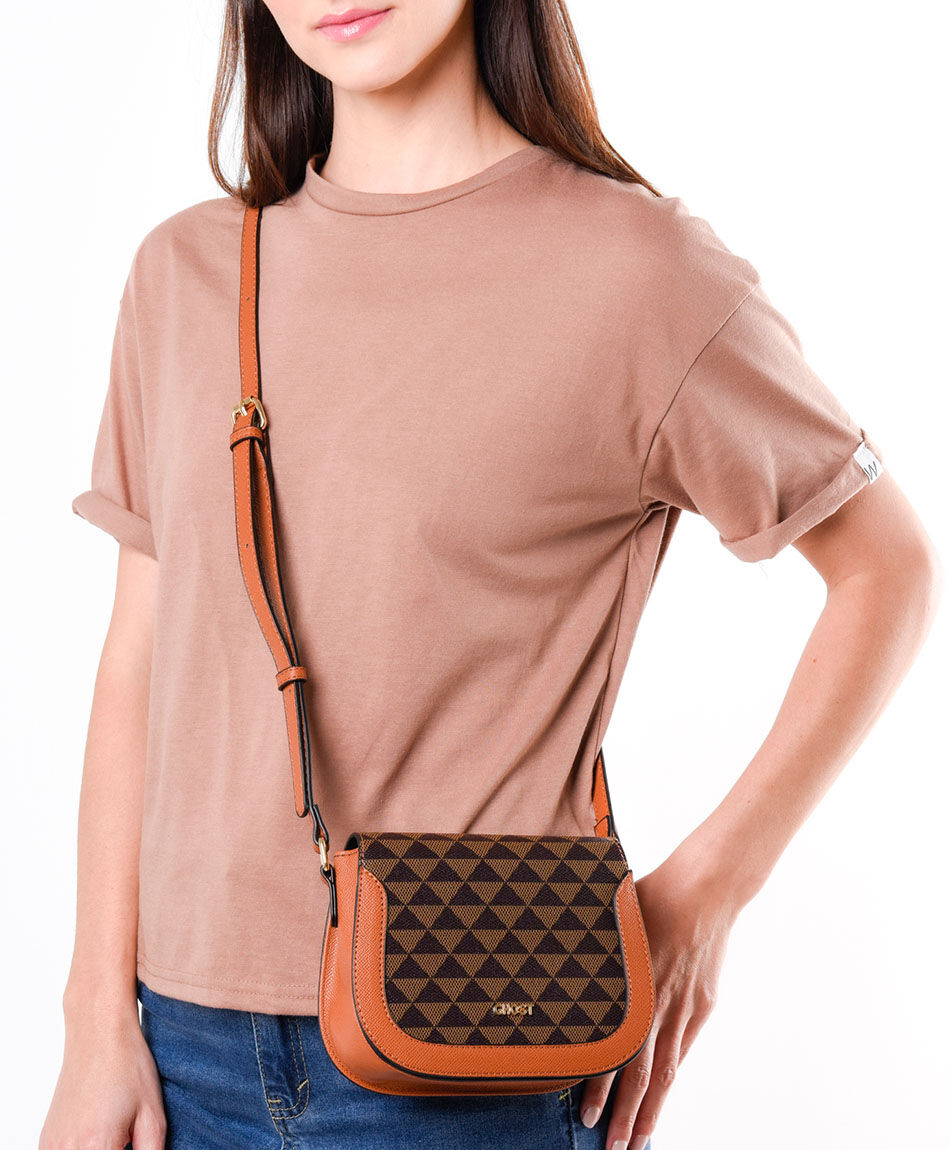 Cartera mujer triángulos