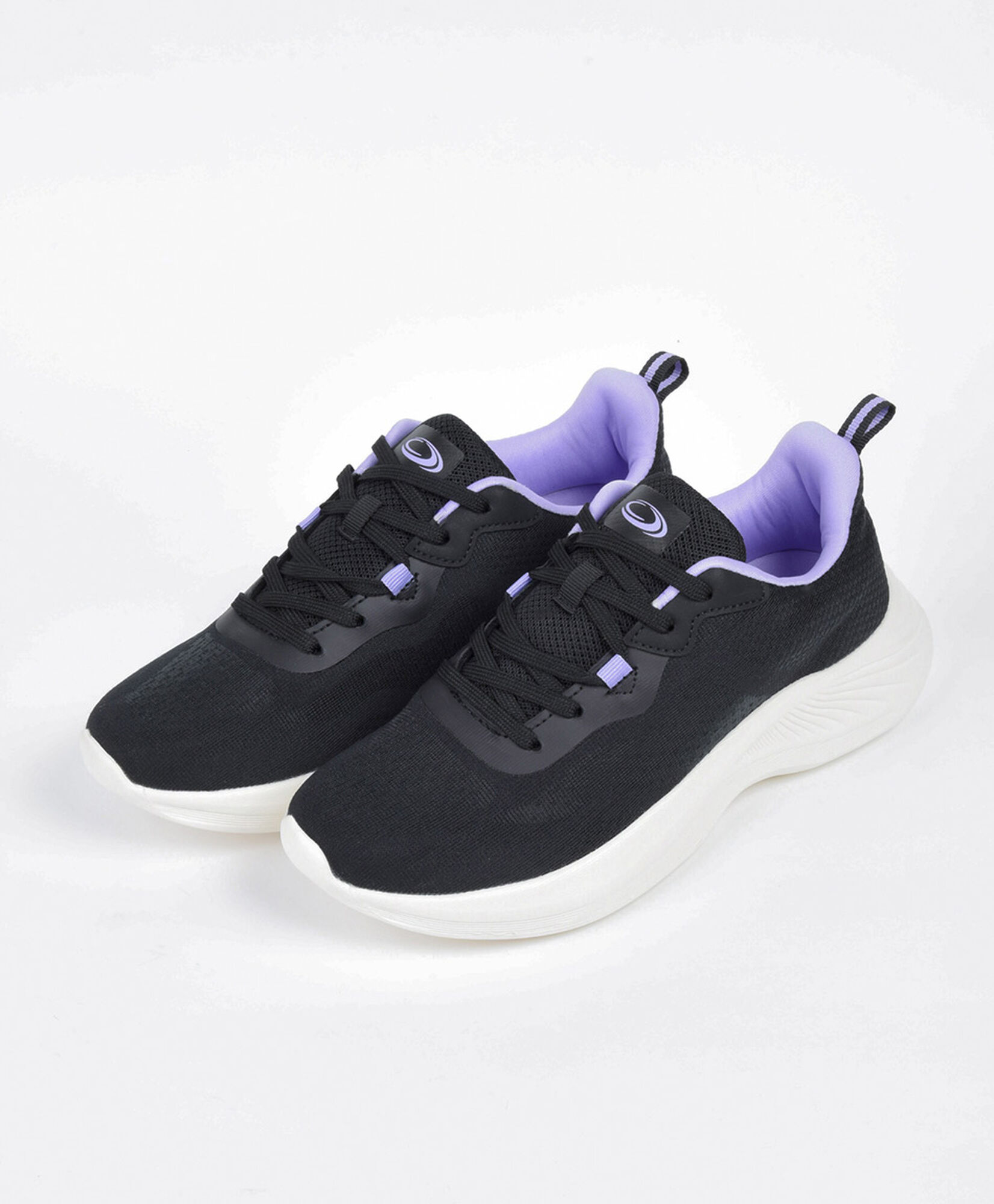 Zapatilla deportiva mujer negra y lila Zapatilla deportiva mujer negra y lila