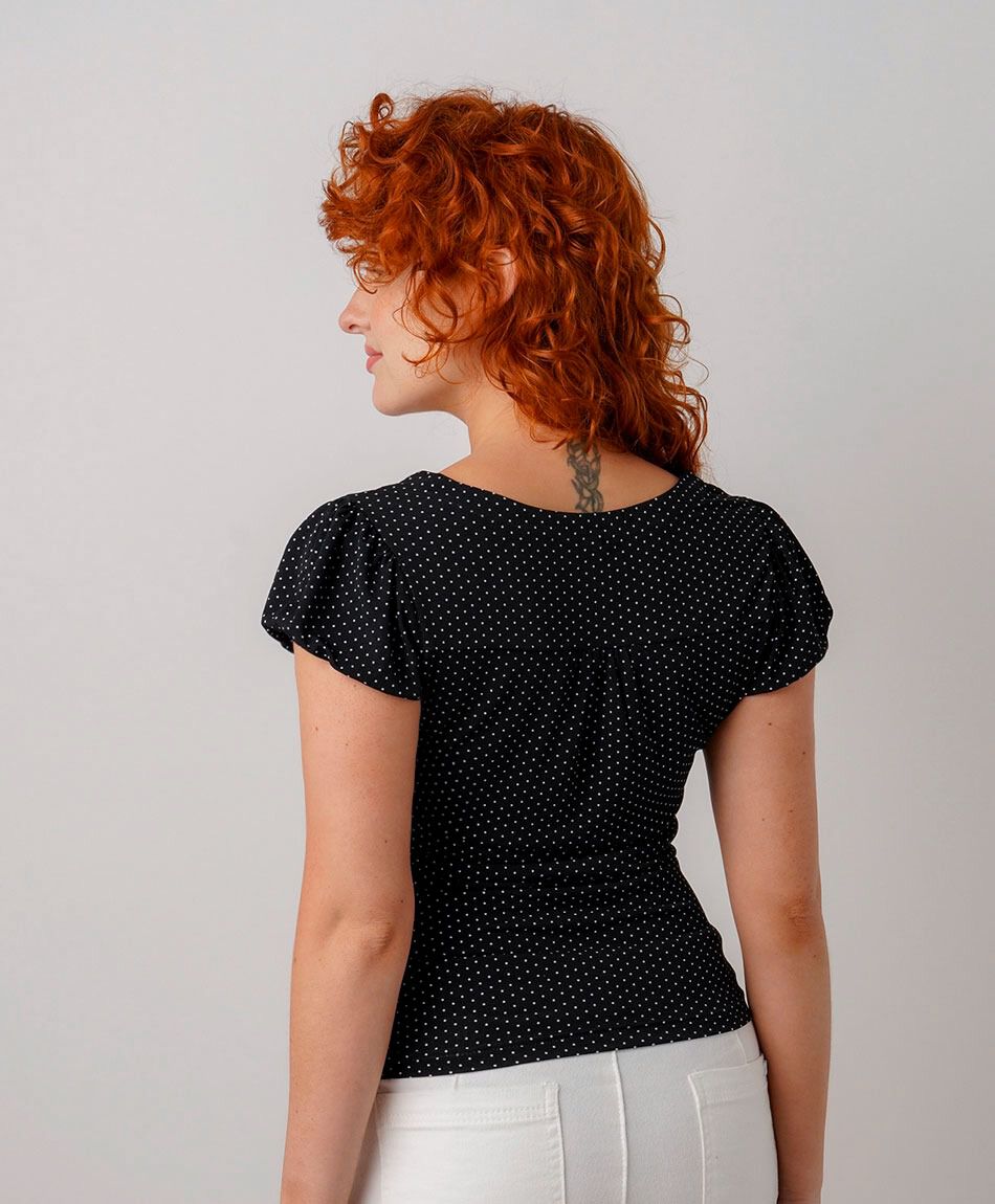 Blusa mujer lunares