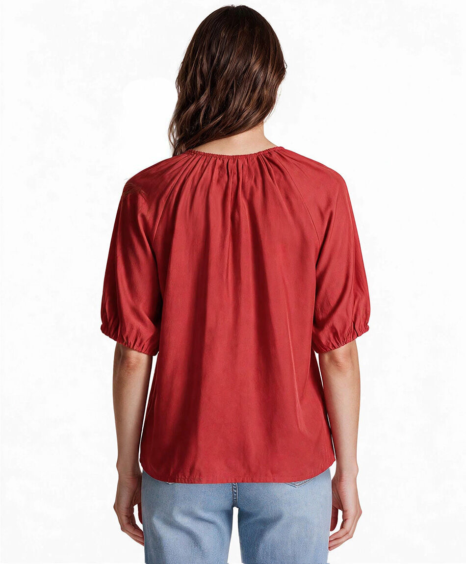 Blusa mujer manga englobada