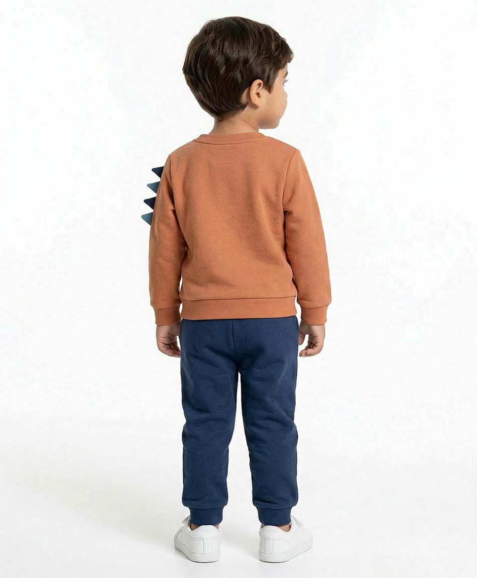 Set buzo beb&eacute; dinosaurio 3d