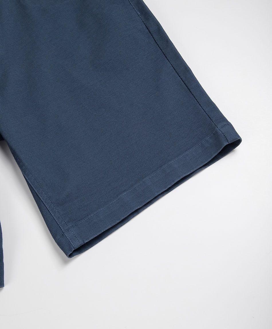 Short hombre jacquard azul algod&oacute;n