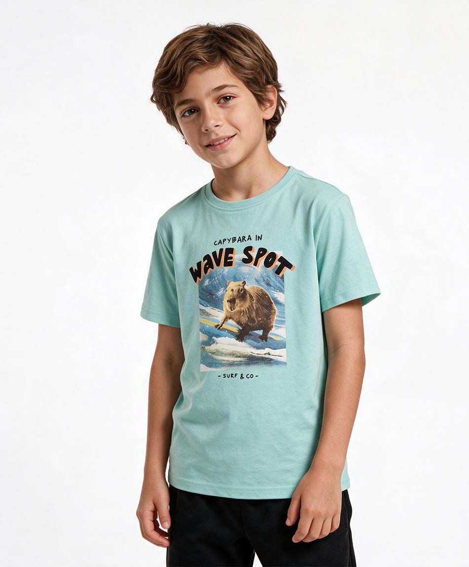 Polera ni&ntilde;o capibara