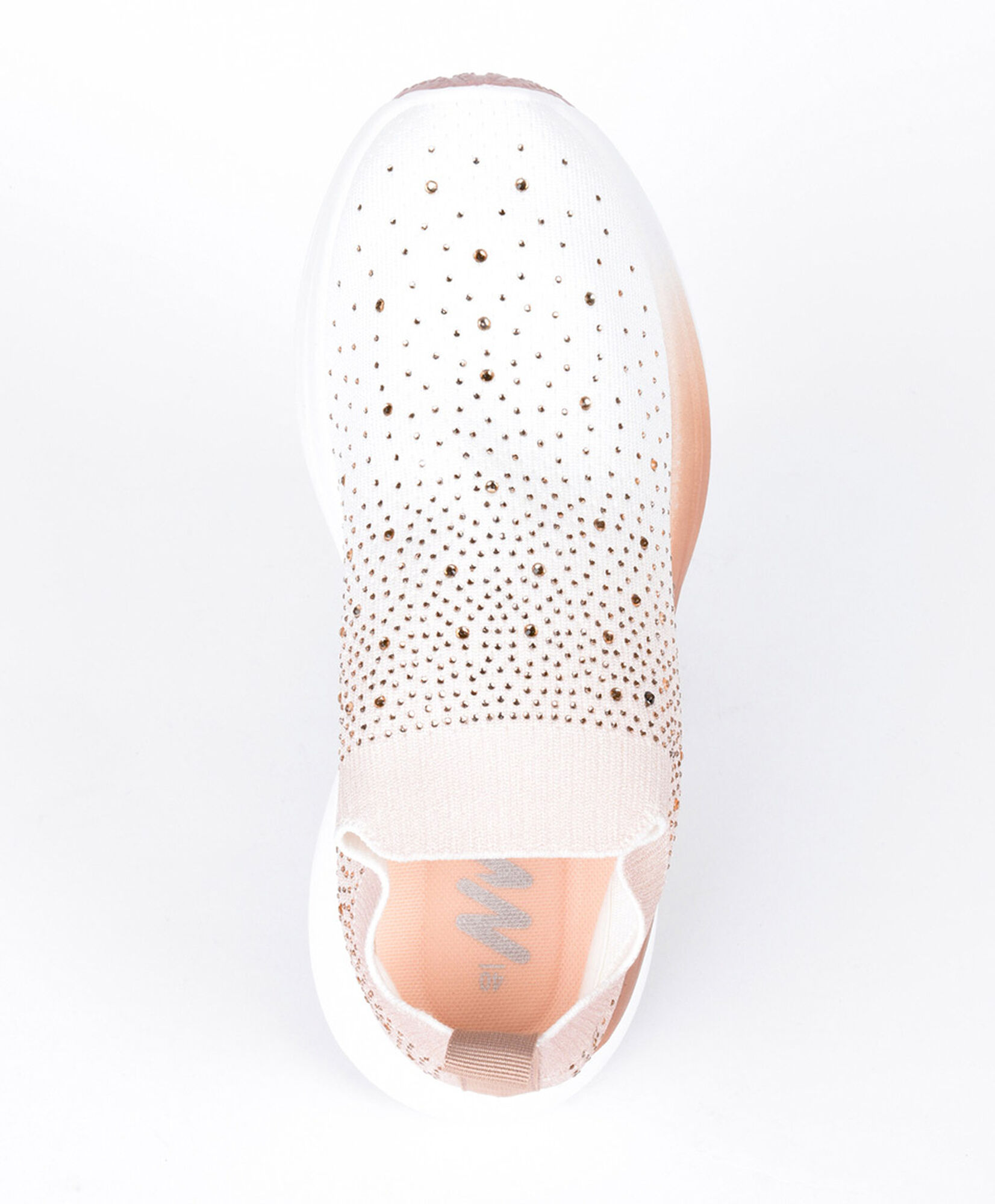 Zapatilla mujer slip on degradé brillos Zapatilla mujer slip on degradé brillos